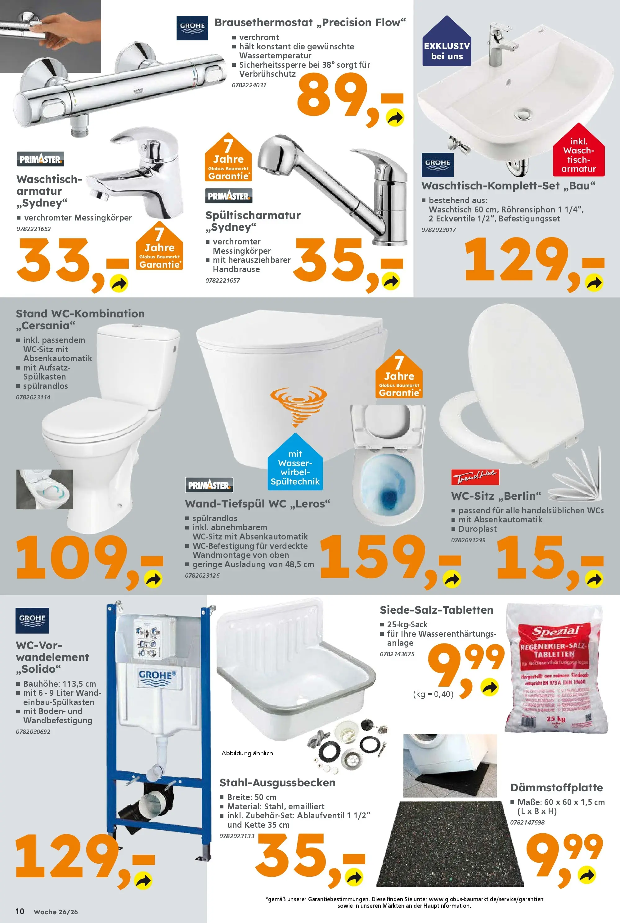 Globus Baumarkt Prospekt Herbolzheim (ab 21.06.2026) zum Blättern | Seite: 10