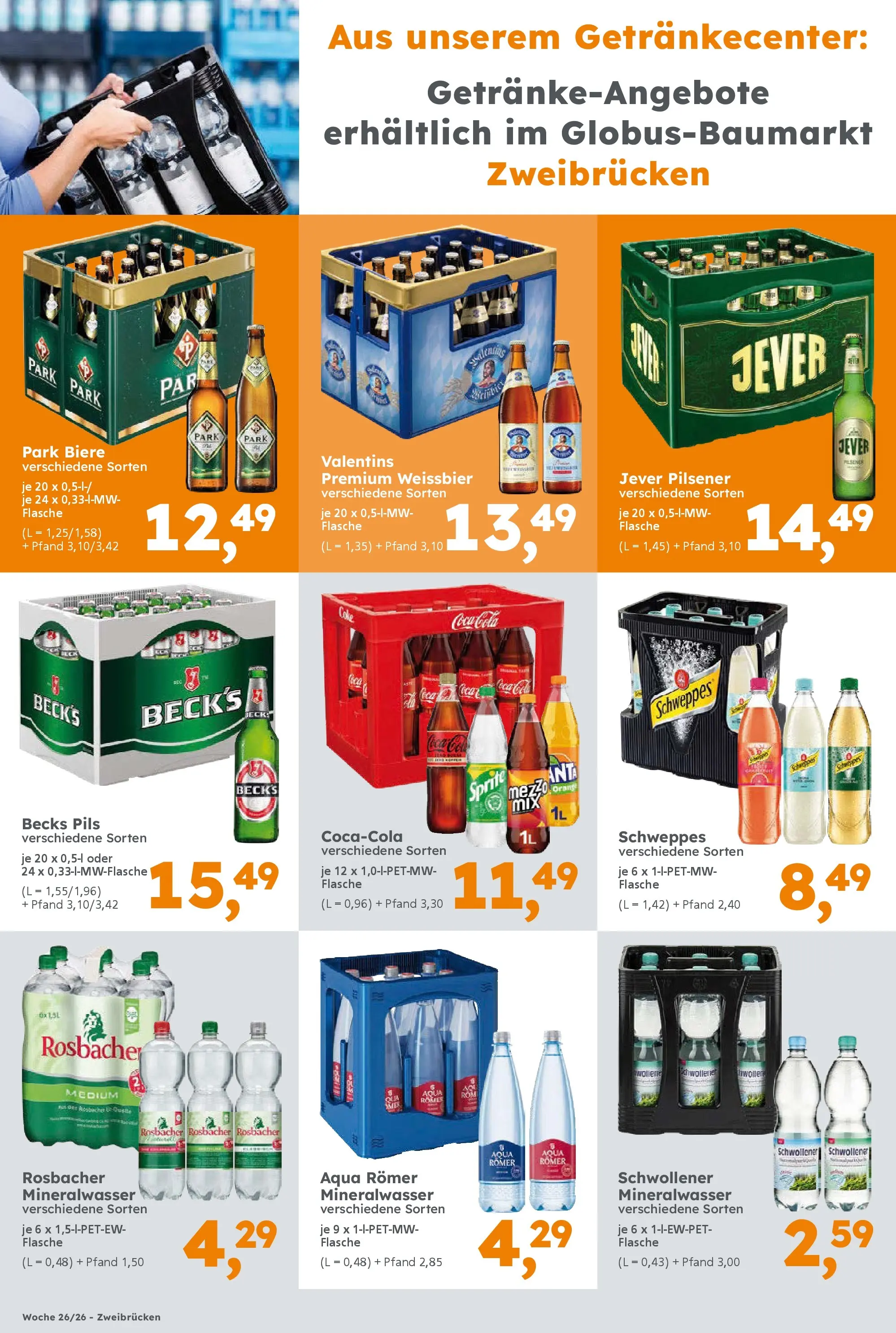 Globus Baumarkt Prospekt Zweibrücken (ab 21.06.2026) zum Blättern | Seite: 12