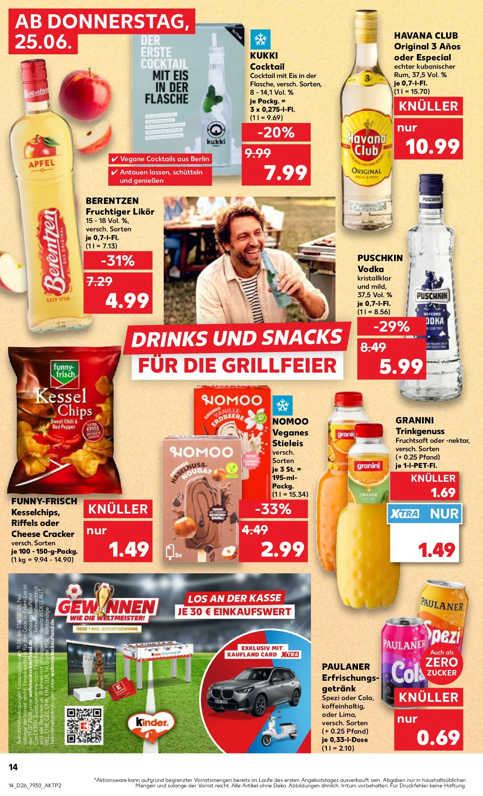 Prospekt Kaufland ab 22.06.2026 ยป Angebote und Werbung Online | Seite: 23 | Produkte: Likรถr, Rum, Fruchtsaft, Paulaner Prospekt Kaufland ab 22.06.2026 ยป Angebote Online zum Blรคttern | Seite: 23 | Produkte: Likรถr, Rum, Fruchtsaft, Paulaner