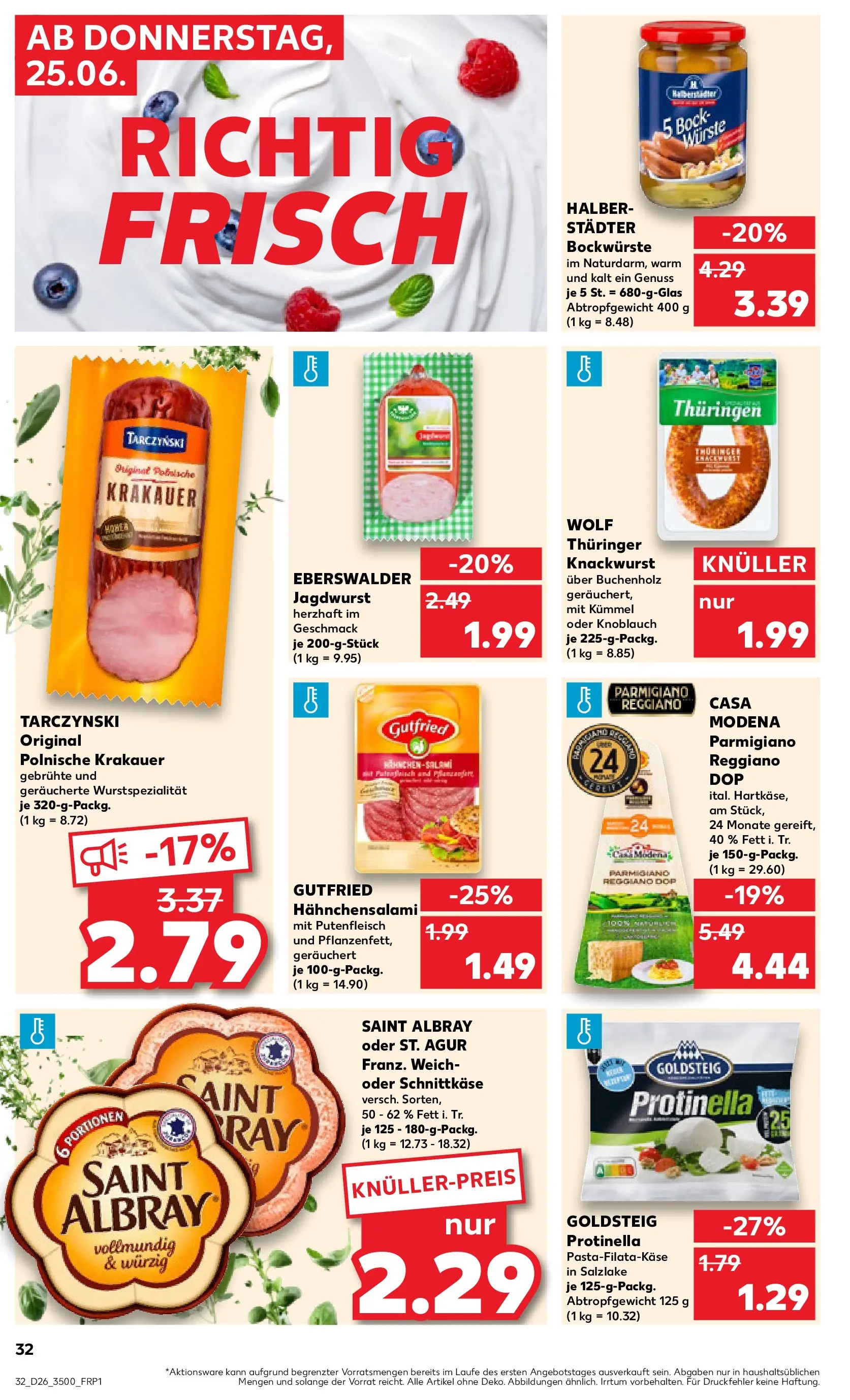 Prospekt Kaufland ab 24.06.2026 » Angebote Online zum Blättern | Seite: 32