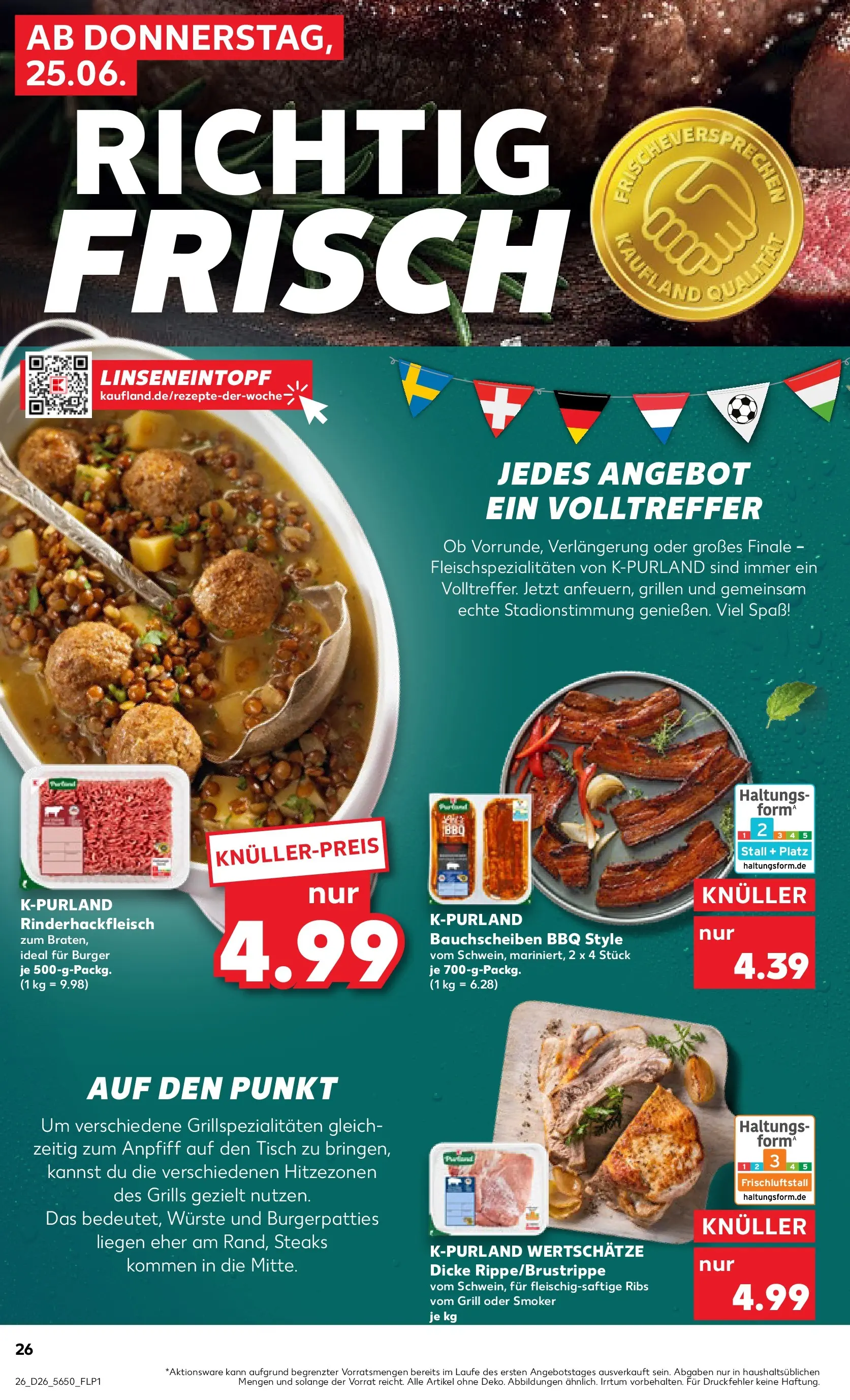 Prospekt Kaufland ab 25.06.2026 » Angebote Online zum Blättern | Seite: 26 | Produkte: Grill, Tisch, Burger