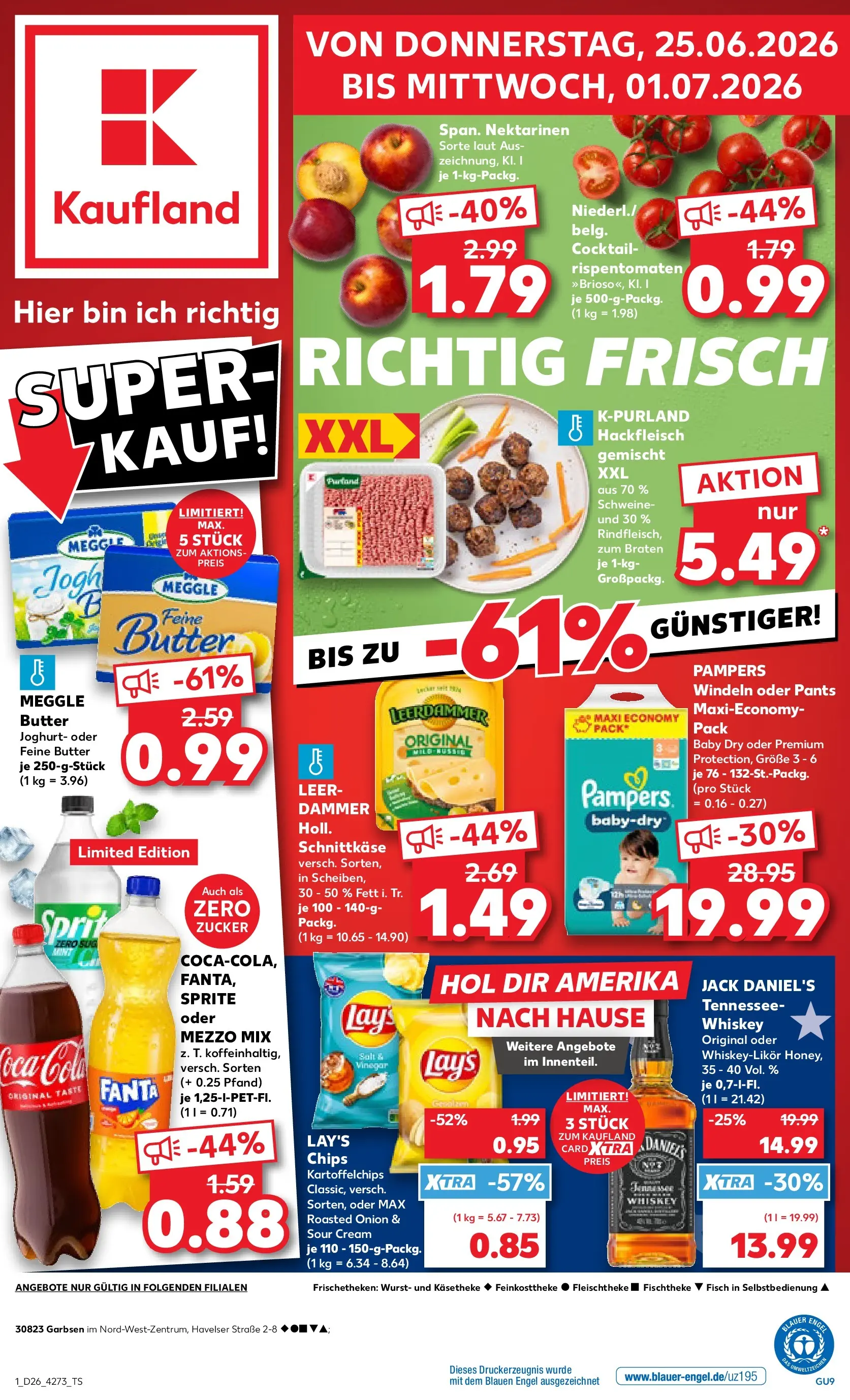 Prospekt Kaufland ab 22.06.2026 ยป Angebote und Werbung Online | Seite: 10 | Produkte: Cola, Jack Daniel's, Oder mezzo mix, Chips Prospekt Kaufland ab 22.06.2026 ยป Angebote Online zum Blรคttern | Seite: 10 | Produkte: Cola, Jack Daniel's, Oder mezzo mix, Chips