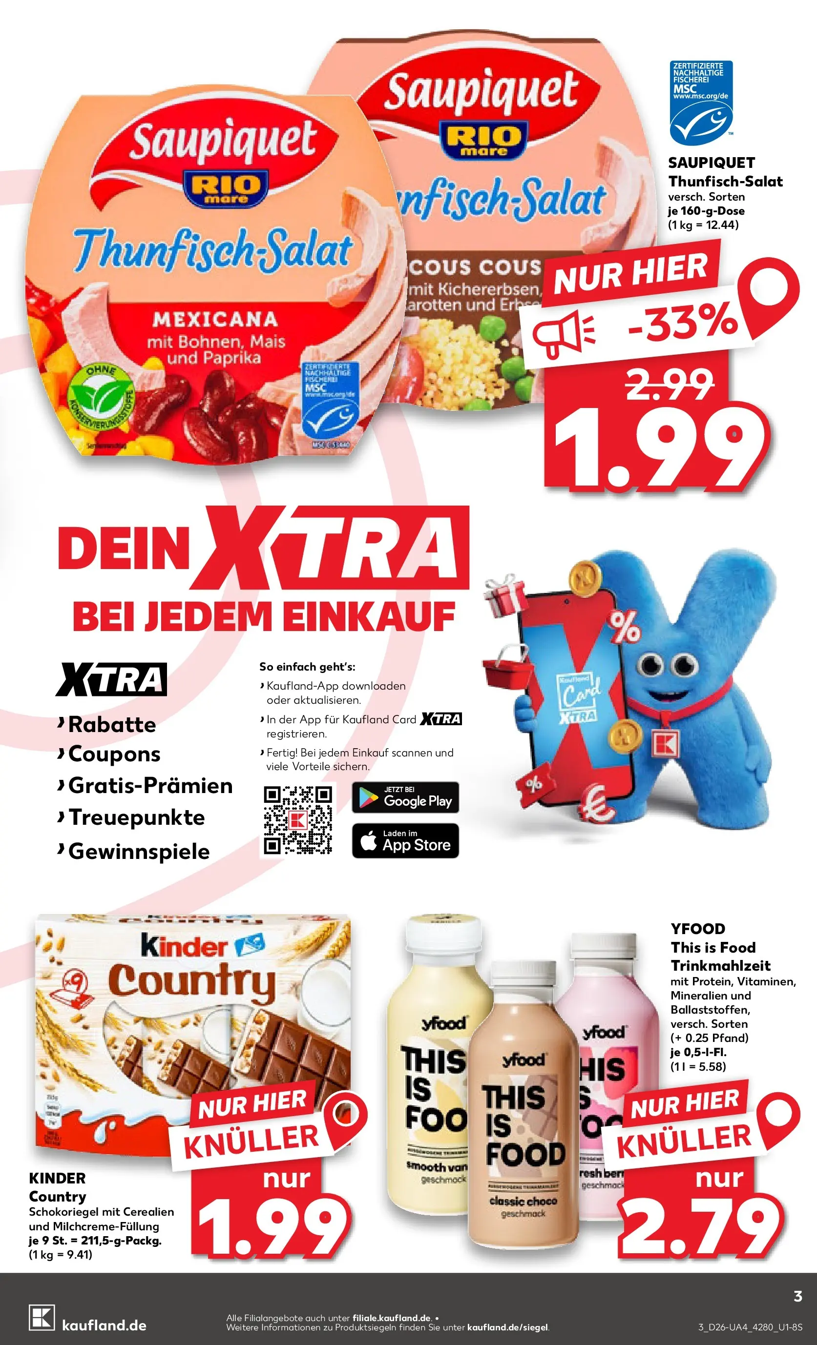 Prospekt Kaufland ab 25.06.2026 » Angebote Online zum Blättern | Seite: 3 | Produkte: YFood, Paprika