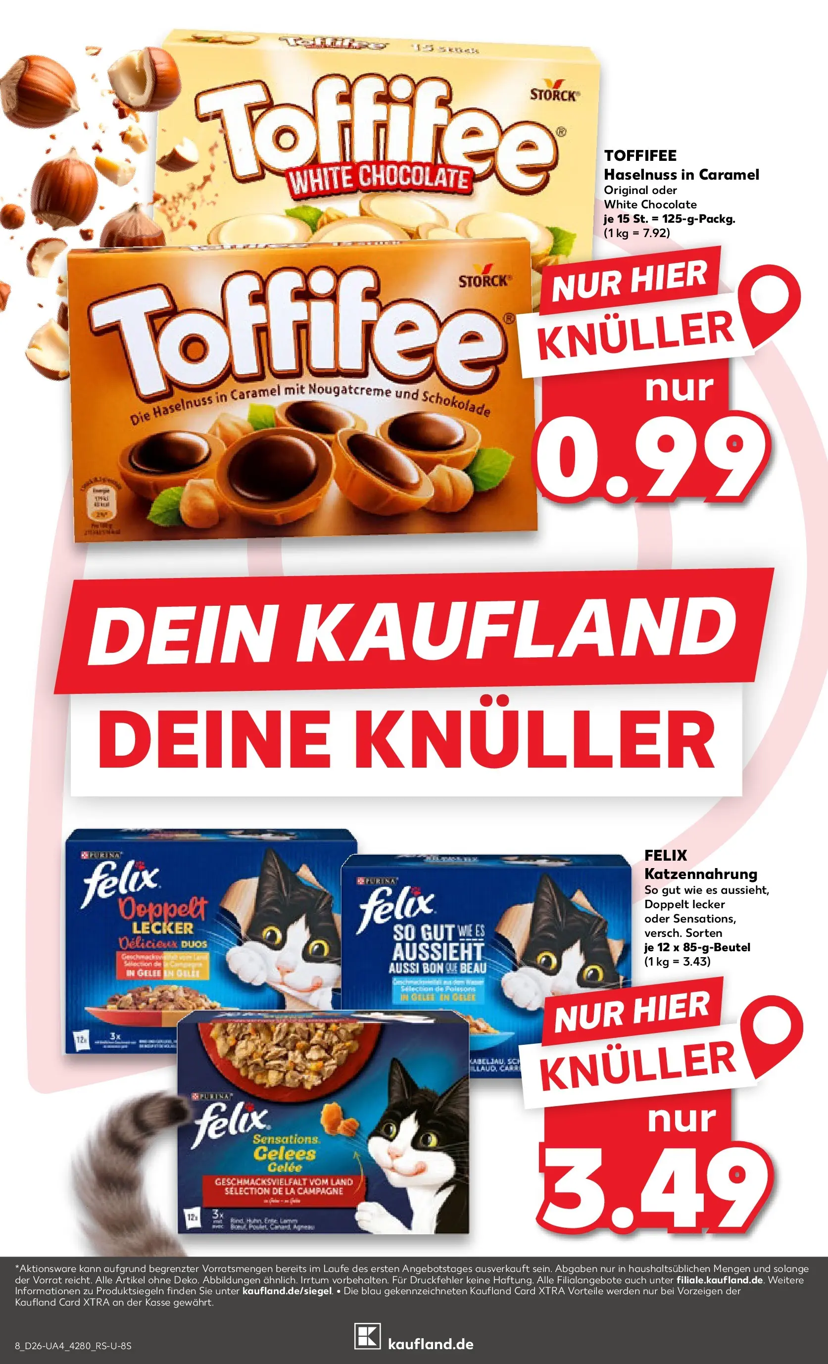 Prospekt Kaufland ab 25.06.2026 » Angebote Online zum Blättern | Seite: 8 | Produkte: Schokolade, Toffifee