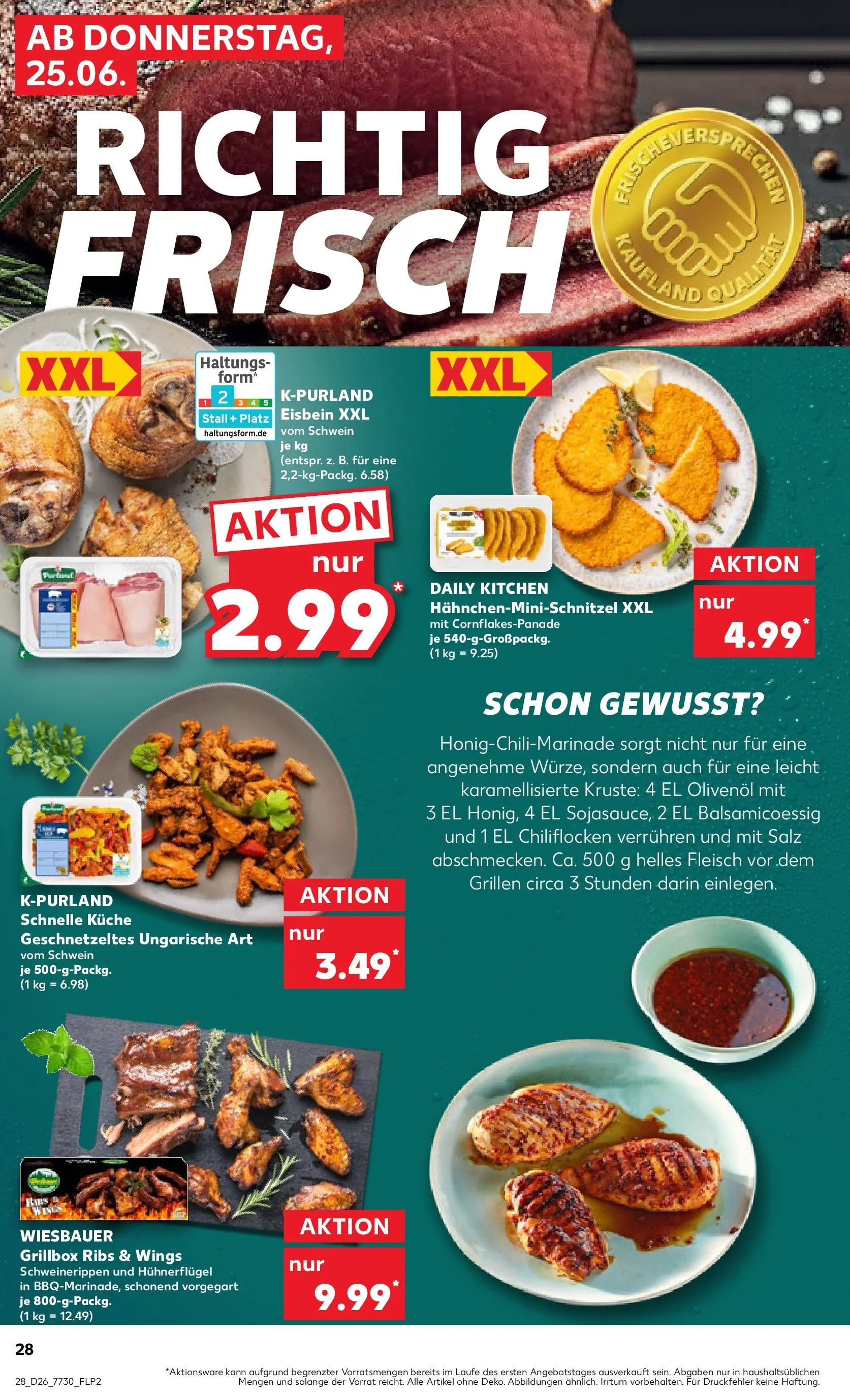 Prospekt Kaufland ab 22.06.2026 ยป Angebote und Werbung Online | Seite: 37 | Produkte: Kรผche, Schnitzel, Salz, Fleisch Prospekt Kaufland ab 22.06.2026 ยป Angebote Online zum Blรคttern | Seite: 37 | Produkte: Kรผche, Schnitzel, Salz, Fleisch