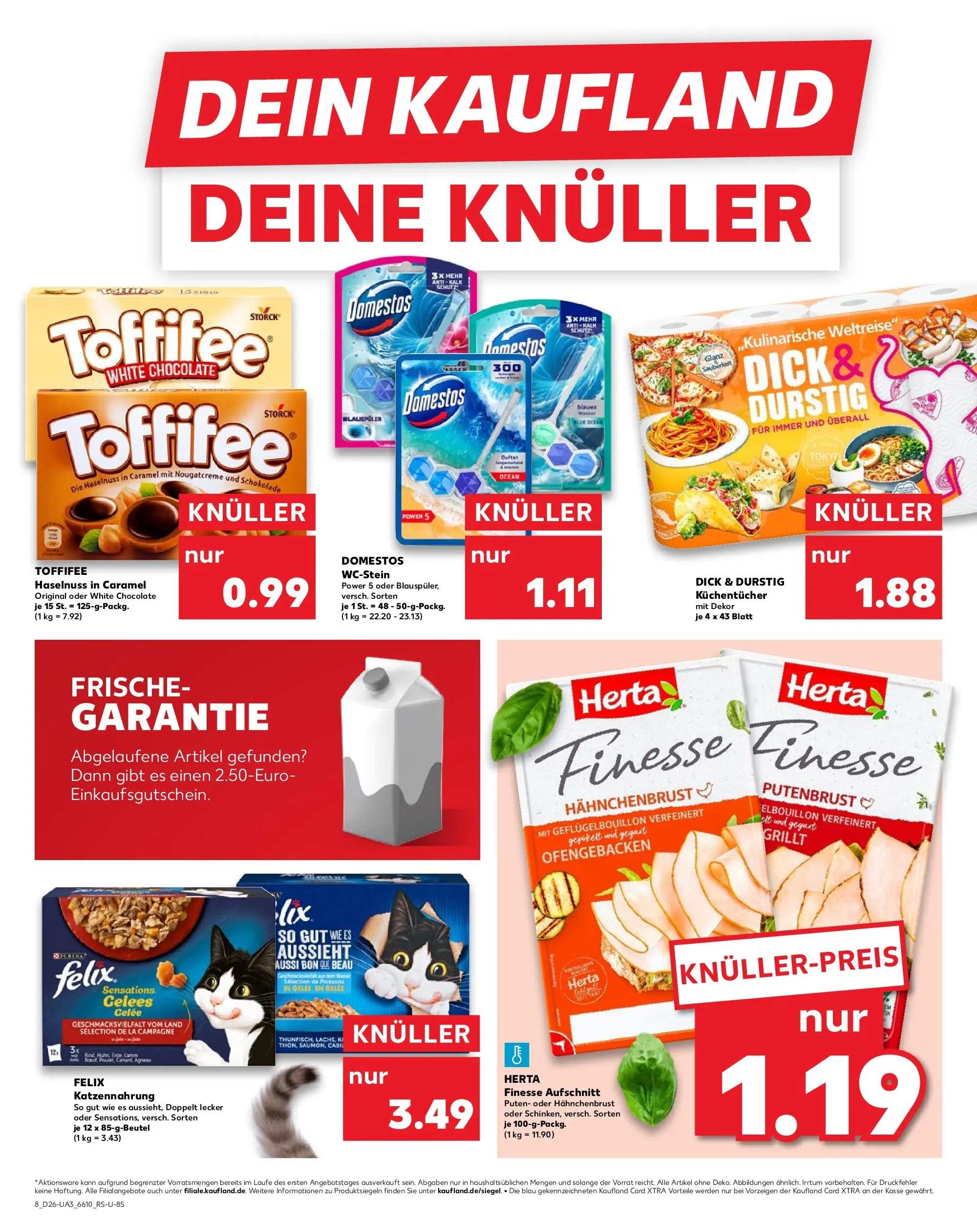 Prospekt Kaufland ab 22.06.2026 ยป Angebote und Werbung Online | Seite: 17 | Produkte: Schokolade, Toffifee, Herta finesse, Hahnchenbrust Prospekt Kaufland ab 22.06.2026 ยป Angebote Online zum Blรคttern | Seite: 17 | Produkte: Schokolade, Toffifee, Herta finesse, Hahnchenbrust