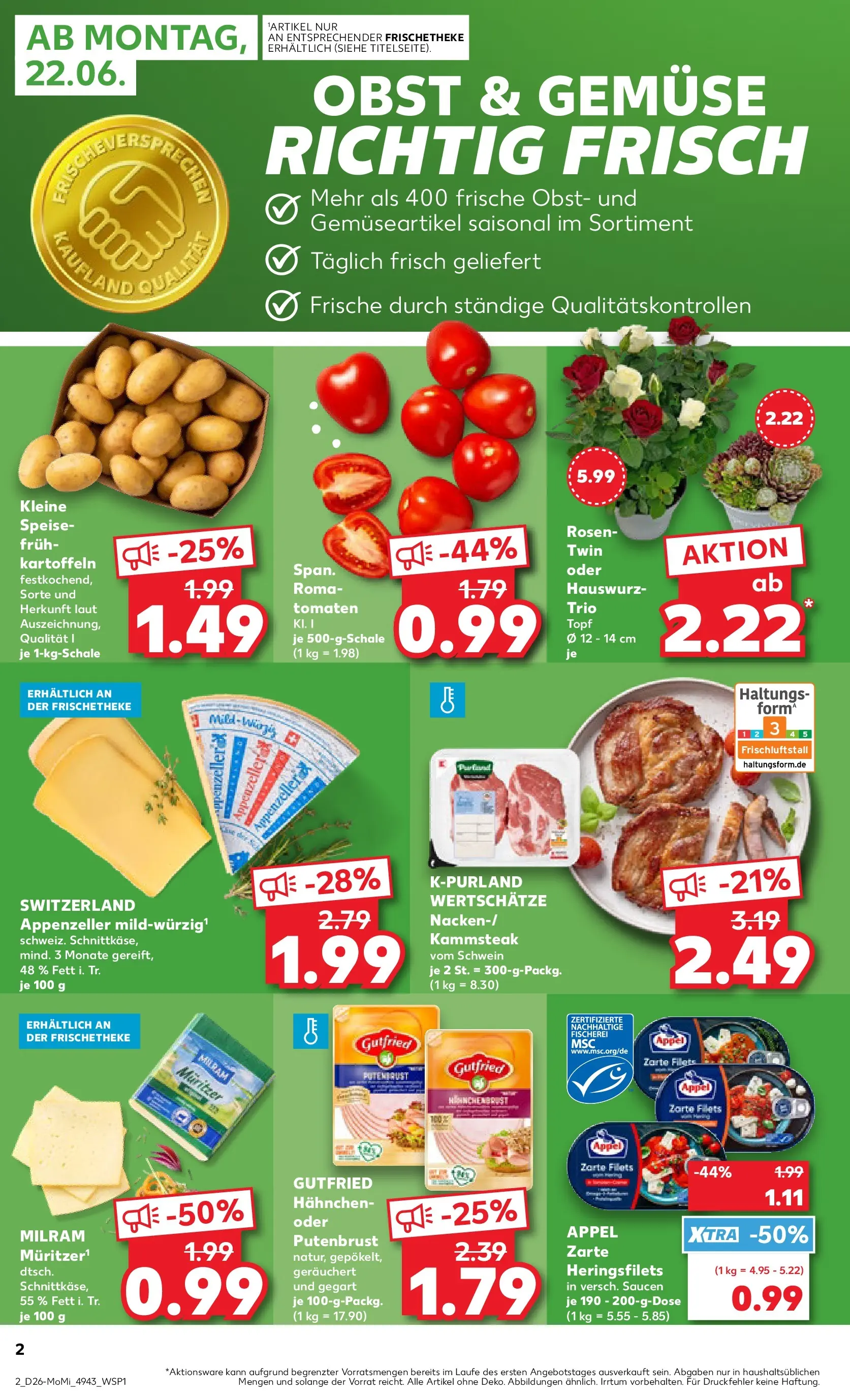 Prospekt Kaufland ab 21.06.2026 ยป Angebote und Werbung Online | Seite: 2 Prospekt Kaufland ab 21.06.2026 ยป Angebote Online zum Blรคttern | Seite: 2