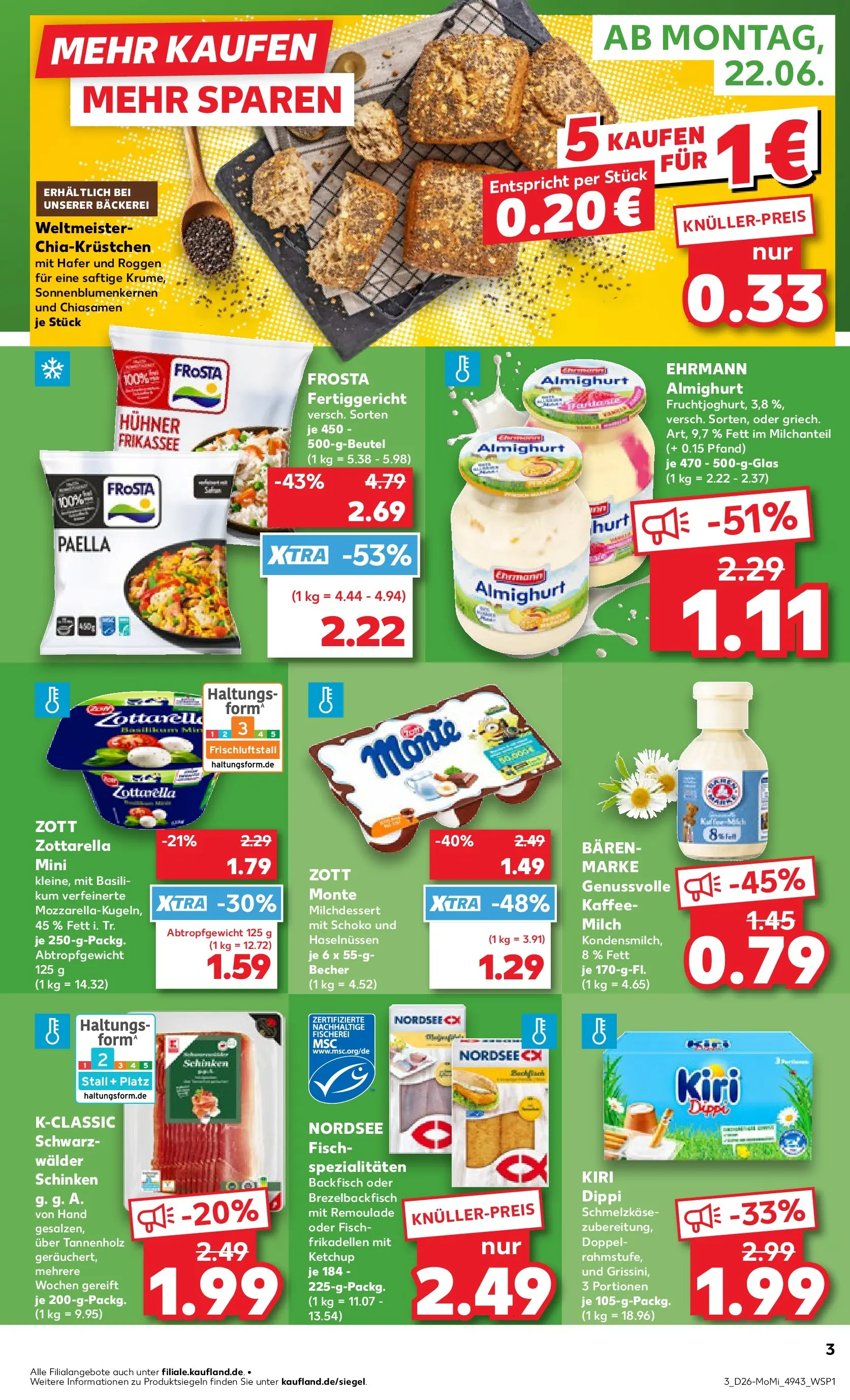 Prospekt Kaufland ab 21.06.2026 ยป Angebote und Werbung Online | Seite: 3 Prospekt Kaufland ab 21.06.2026 ยป Angebote Online zum Blรคttern | Seite: 3