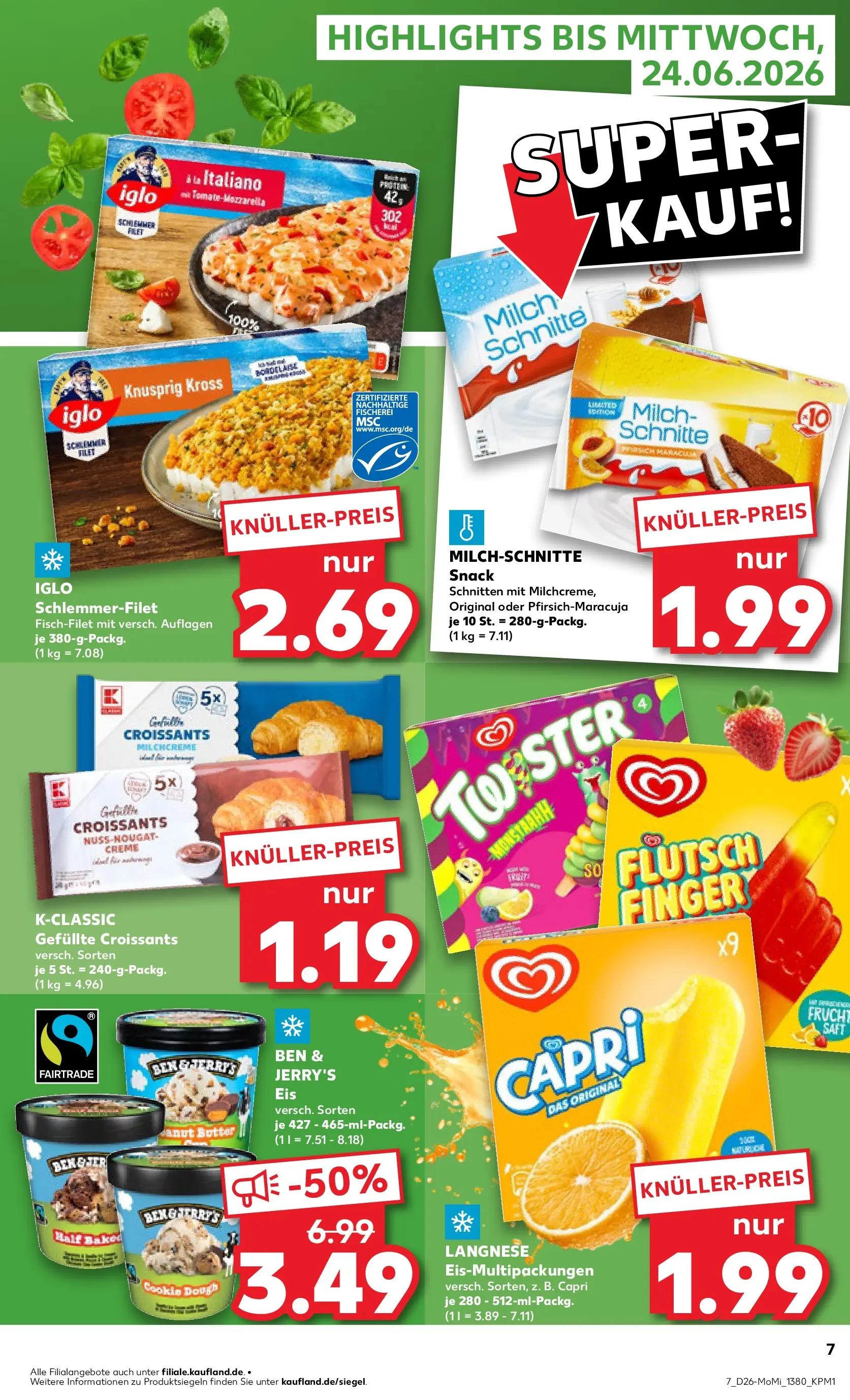 Prospekt Kaufland ab 21.06.2026 ยป Angebote und Werbung Online | Seite: 7 Prospekt Kaufland ab 21.06.2026 ยป Angebote Online zum Blรคttern | Seite: 7