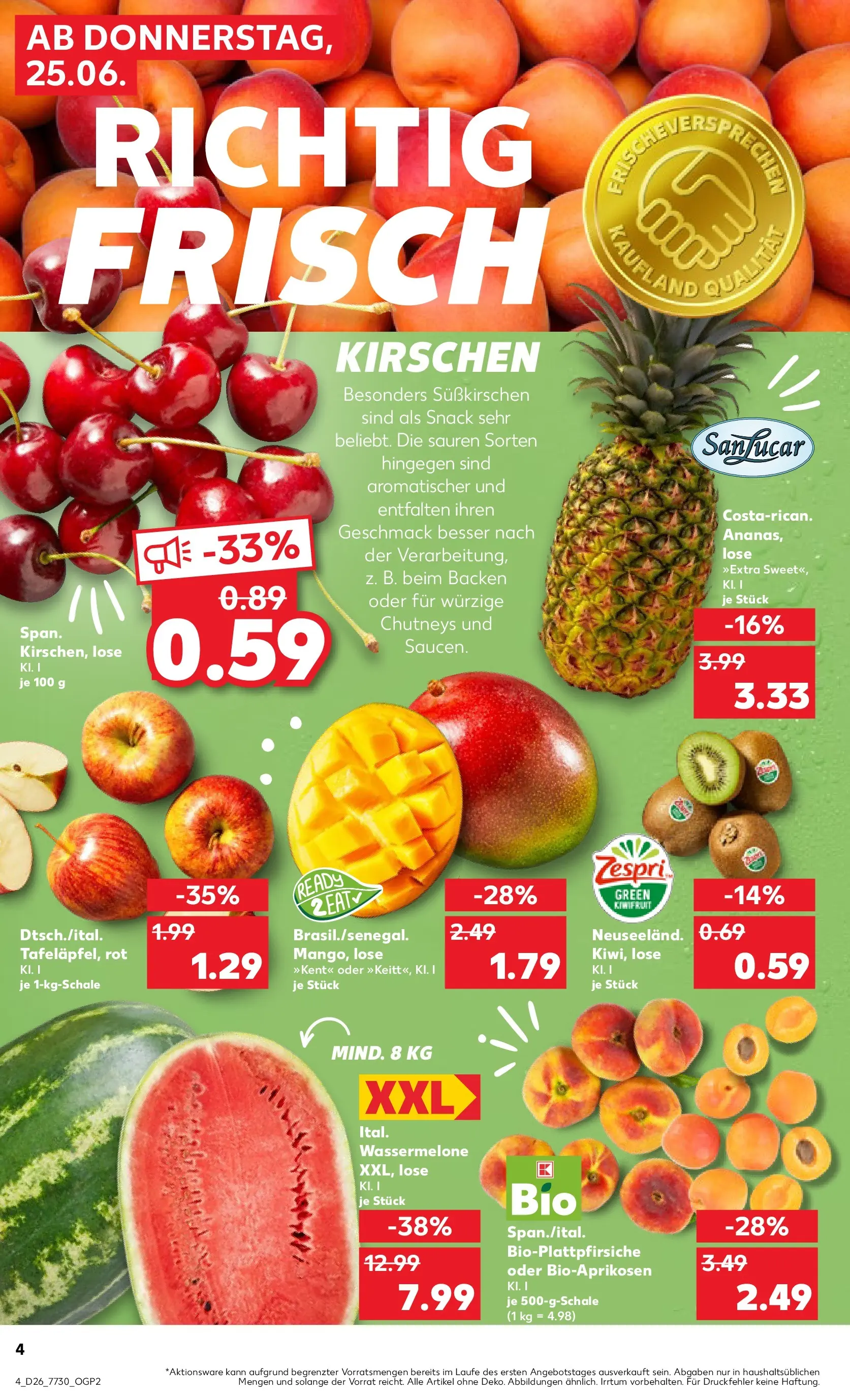 Prospekt Kaufland ab 22.06.2026 ยป Angebote und Werbung Online | Seite: 13 | Produkte: Kirschen, Mango, Wassermelone, Kiwi Prospekt Kaufland ab 22.06.2026 ยป Angebote Online zum Blรคttern | Seite: 13 | Produkte: Kirschen, Mango, Wassermelone, Kiwi