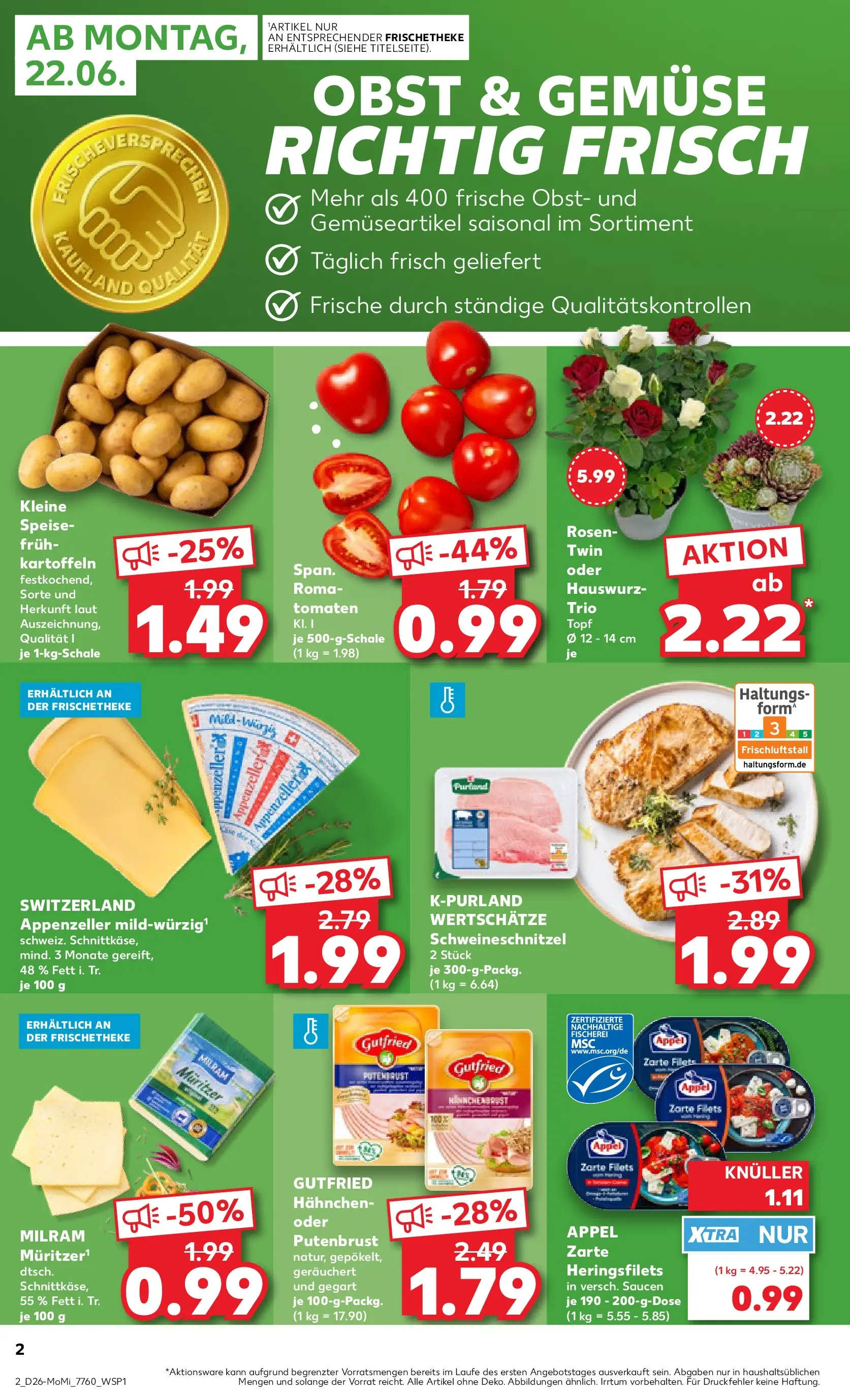 Prospekt Kaufland ab 22.06.2026 ยป Angebote und Werbung Online | Seite: 2 Prospekt Kaufland ab 22.06.2026 ยป Angebote Online zum Blรคttern | Seite: 2