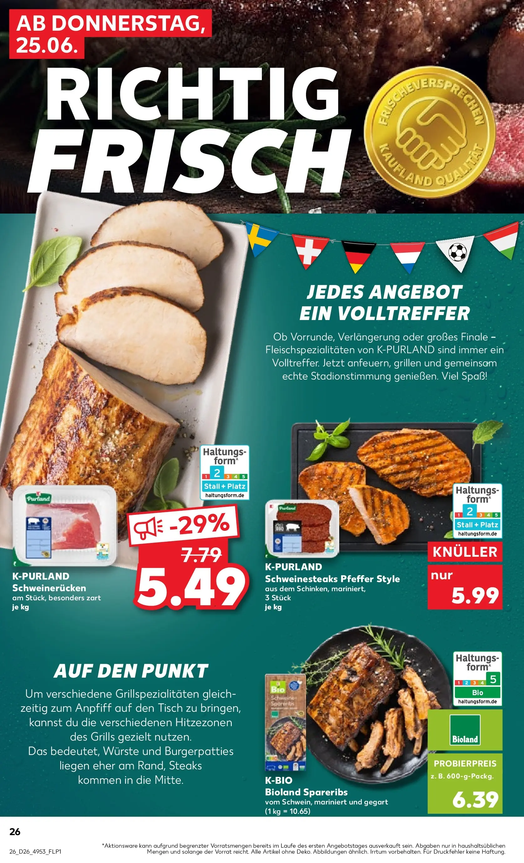 Prospekt Kaufland ab 22.06.2026 ยป Angebote und Werbung Online | Seite: 43 | Produkte: Tisch, Pfeffer, Schweinerucken Prospekt Kaufland ab 22.06.2026 ยป Angebote Online zum Blรคttern | Seite: 43 | Produkte: Tisch, Pfeffer, Schweinerucken