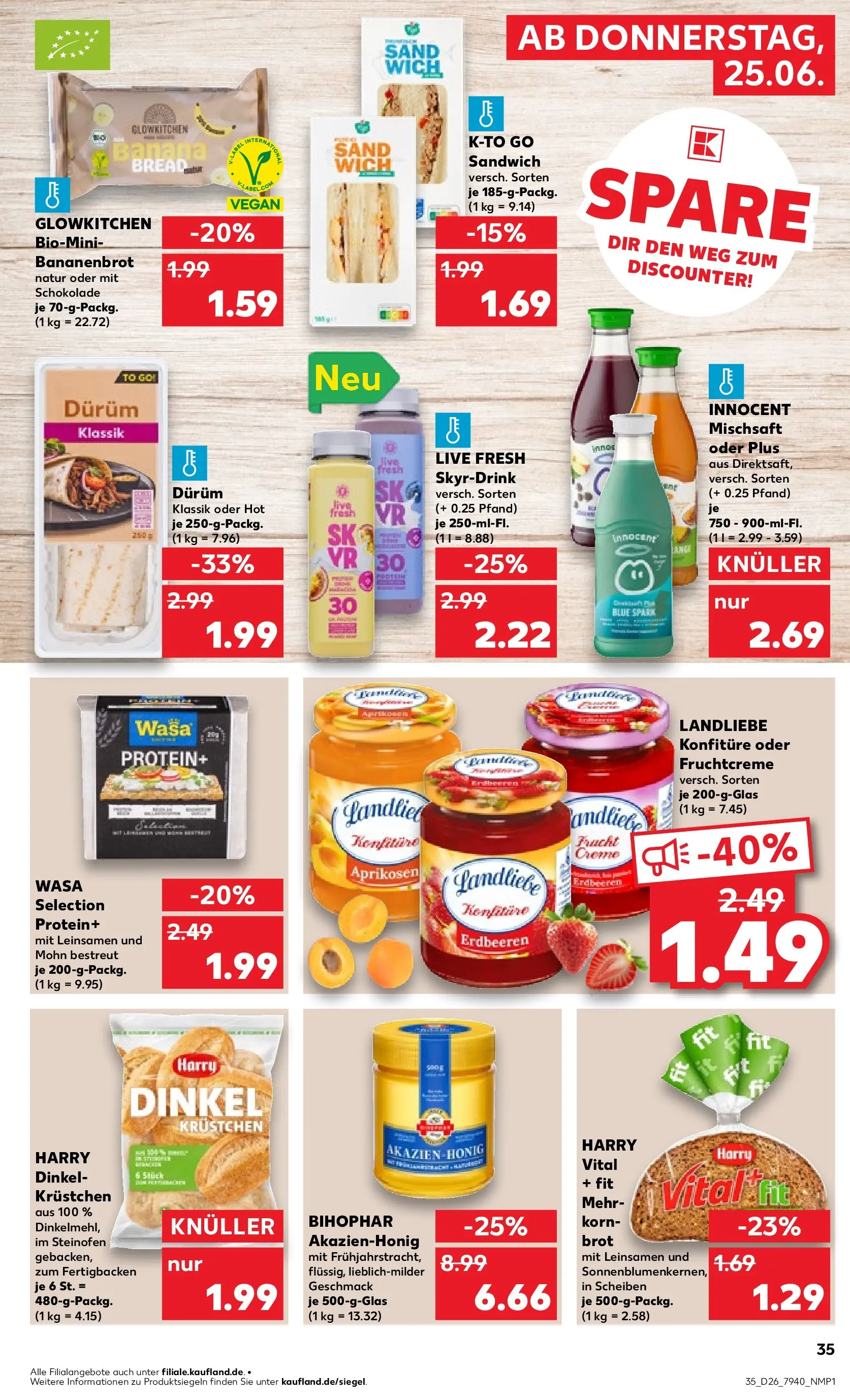 Prospekt Kaufland ab 22.06.2026 ยป Angebote und Werbung Online | Seite: 52 | Produkte: Schokolade, Creme, Brot, Erdbeeren Prospekt Kaufland ab 22.06.2026 ยป Angebote Online zum Blรคttern | Seite: 52 | Produkte: Schokolade, Creme, Brot, Erdbeeren