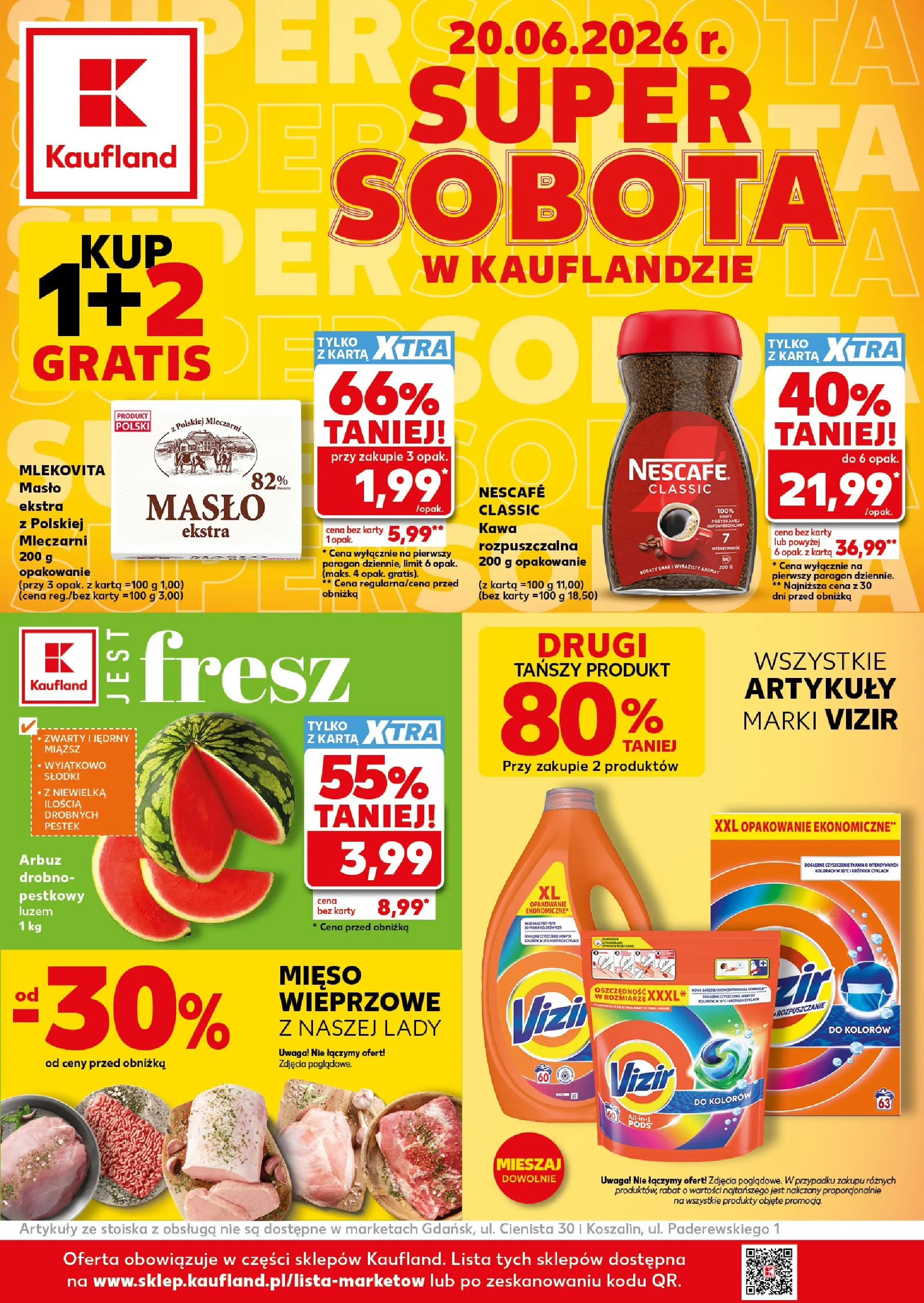 Kaufland gazetka - Super Sobota od 20.06.2026 - od jutra PDF | Strona: 1