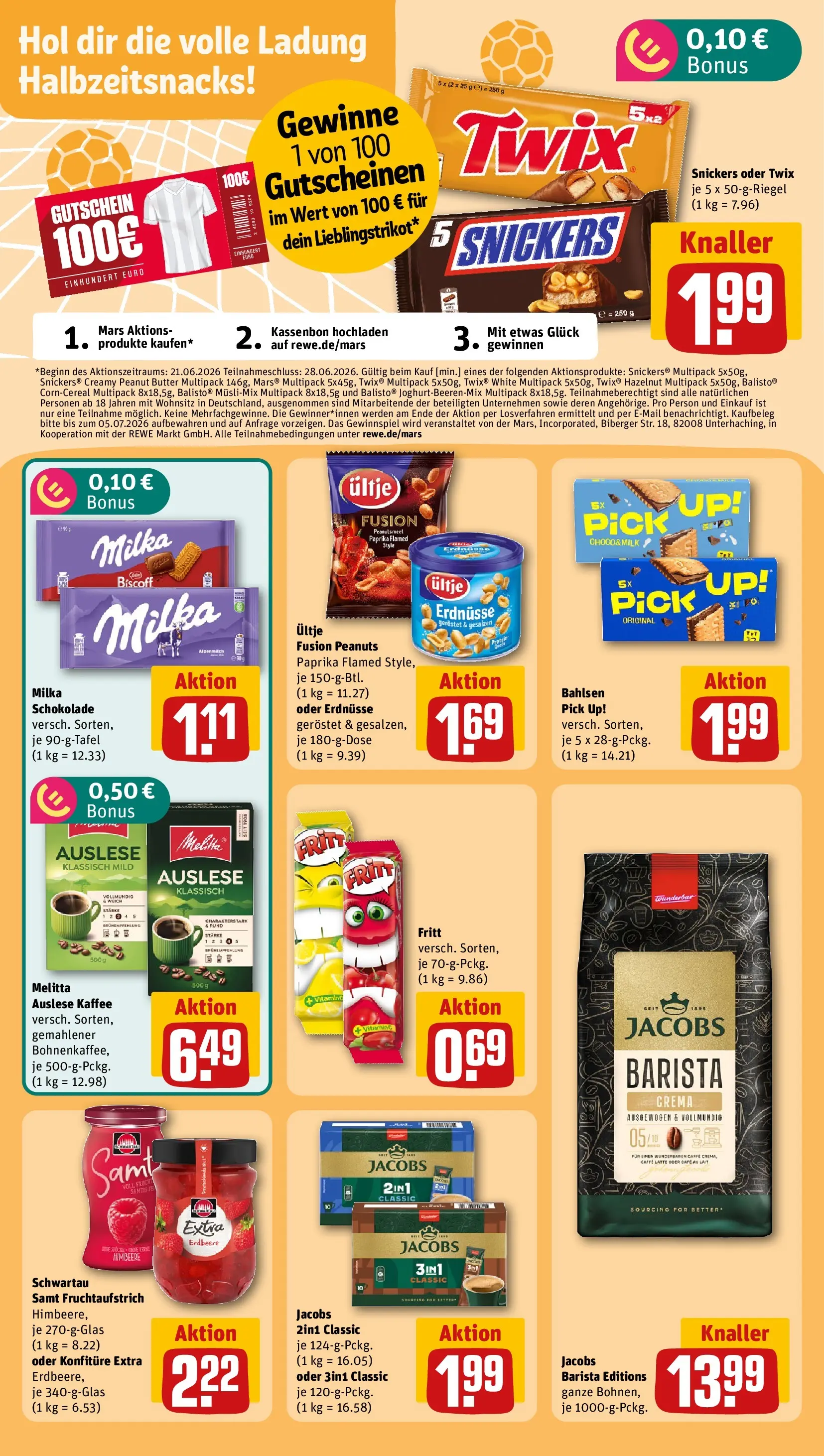 REWE Prospekt ab 21.06.2026 zum Blättern » Angebote | Seite: 25