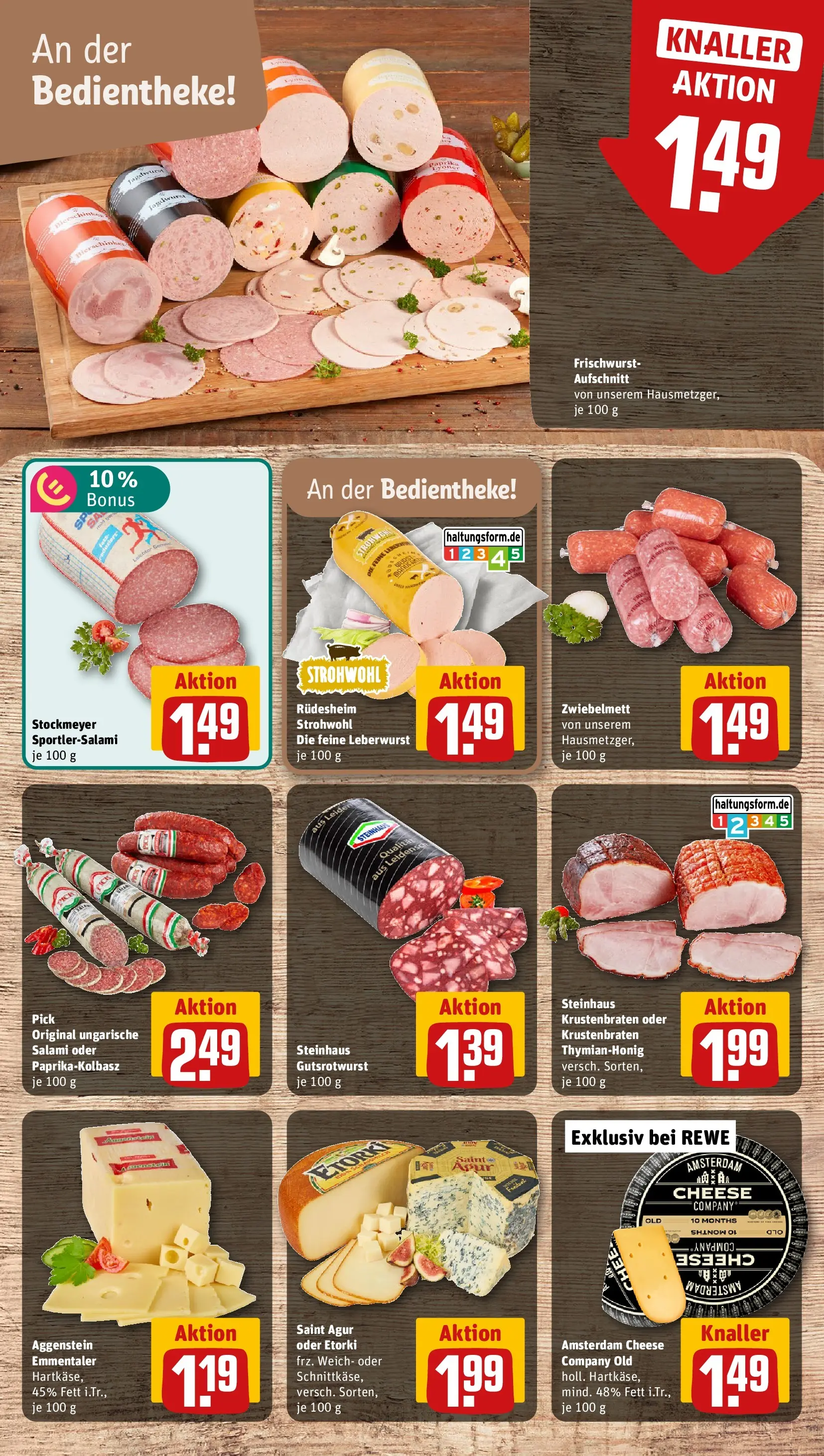REWE Prospekt ab 21.06.2026 zum Blättern » Angebote | Seite: 11 | Produkte: Krustenbraten, Salami