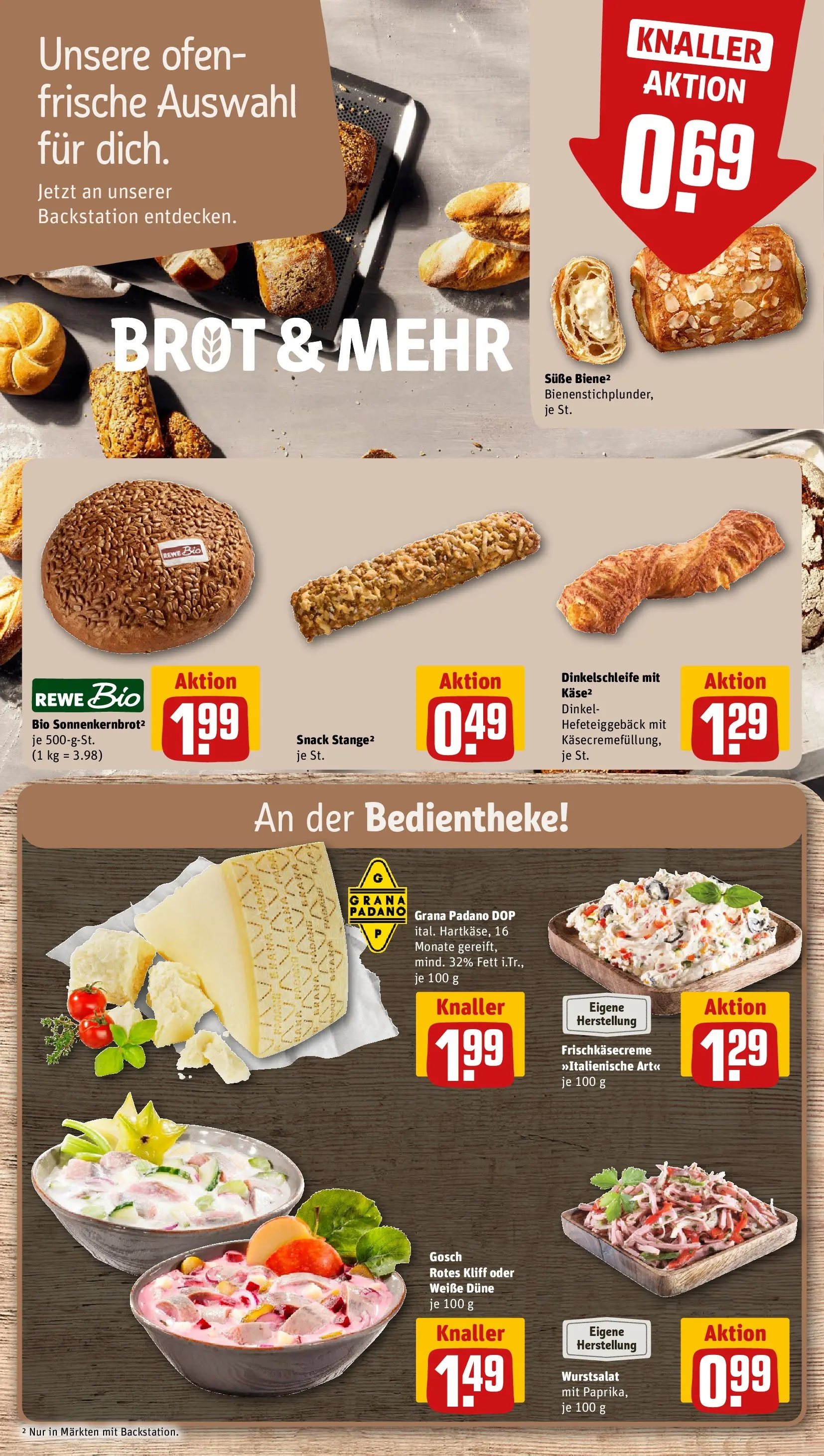 REWE Prospekt ab 21.06.2026 zum Blättern » Angebote | Seite: 13 | Produkte: Ofen, Brot