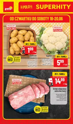 Pogląd oferty "POLOmarket gazetka - Super Hity" - ważna od 18.06.2026