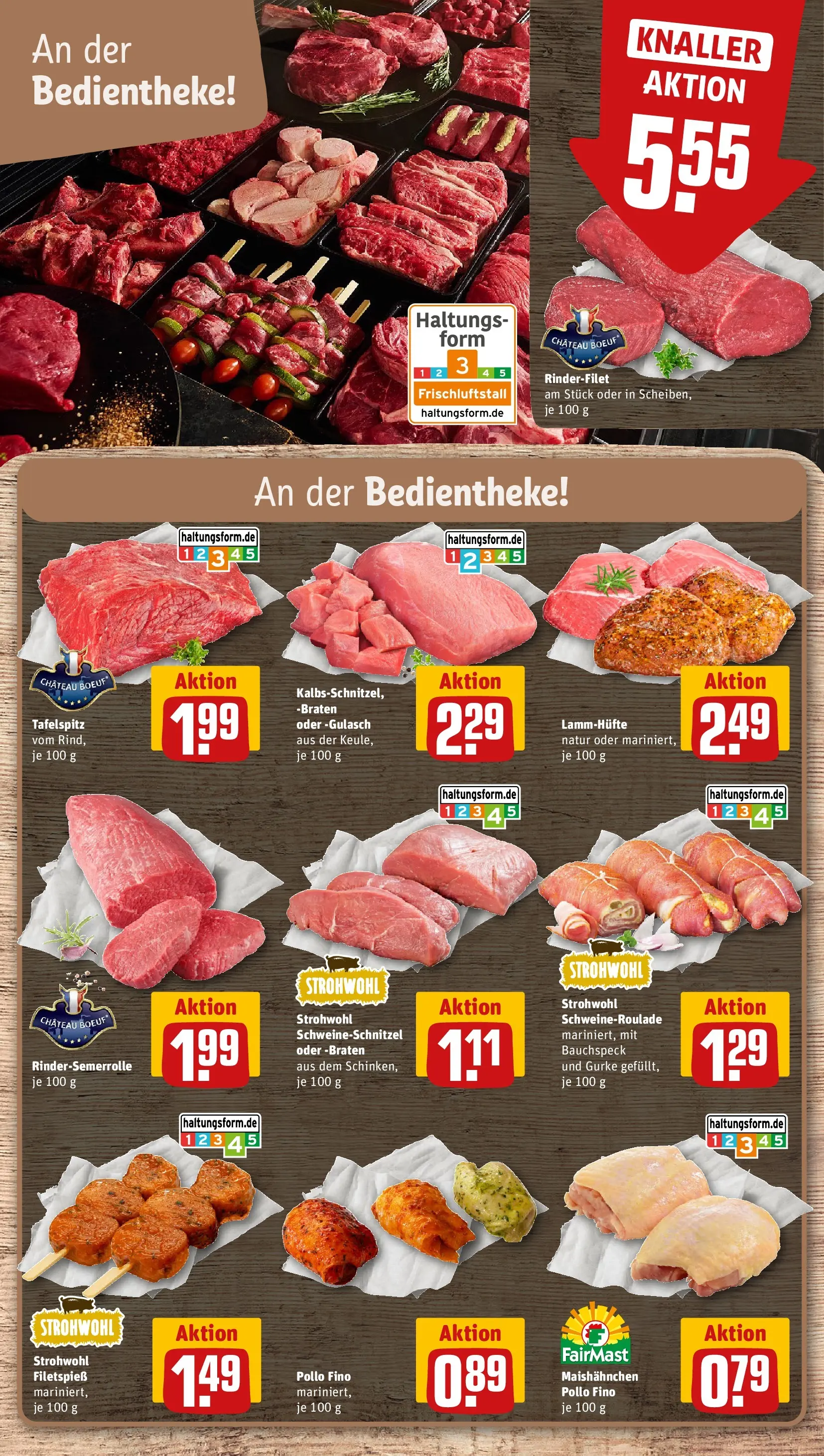REWE Prospekt ab 21.06.2026 zum Blättern » Angebote | Seite: 10 | Produkte: Tafelspitz, Rinderfilet, Schnitzel, Gulasch