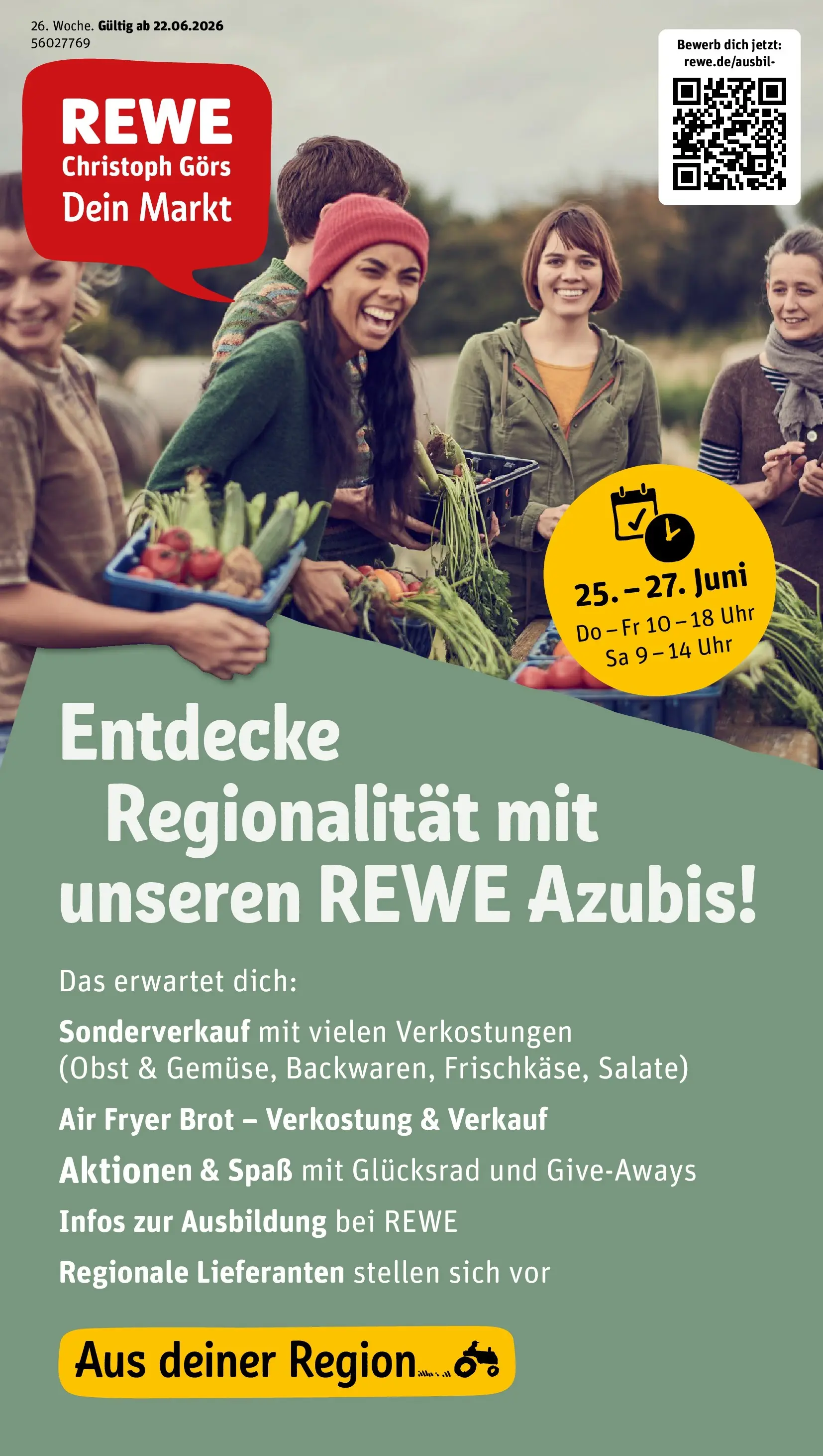 REWE Prospekt ab 21.06.2026 zum Blättern » Angebote | Seite: 1