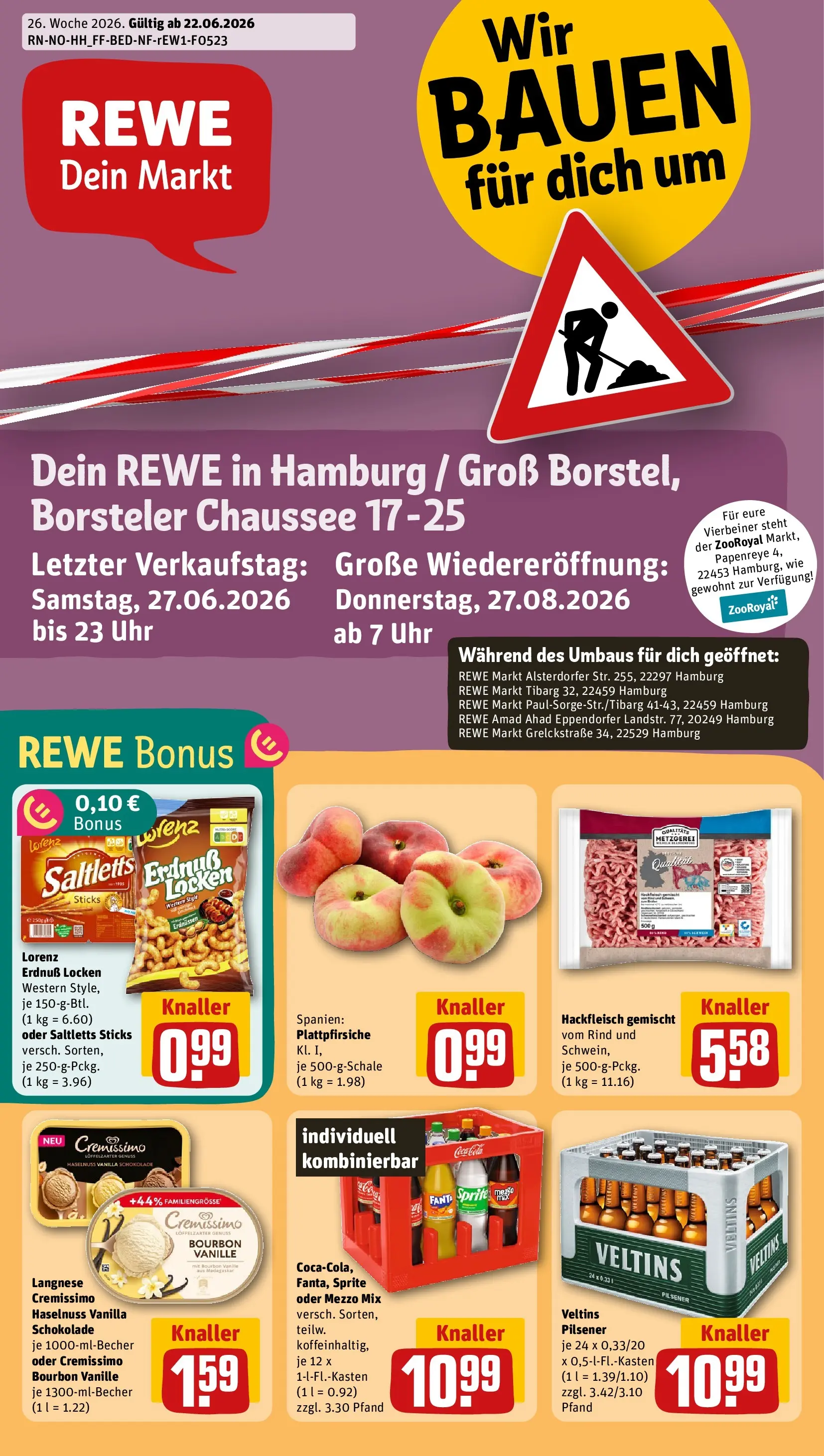 REWE Prospekt ab 21.06.2026 zum Blättern » Angebote | Seite: 1