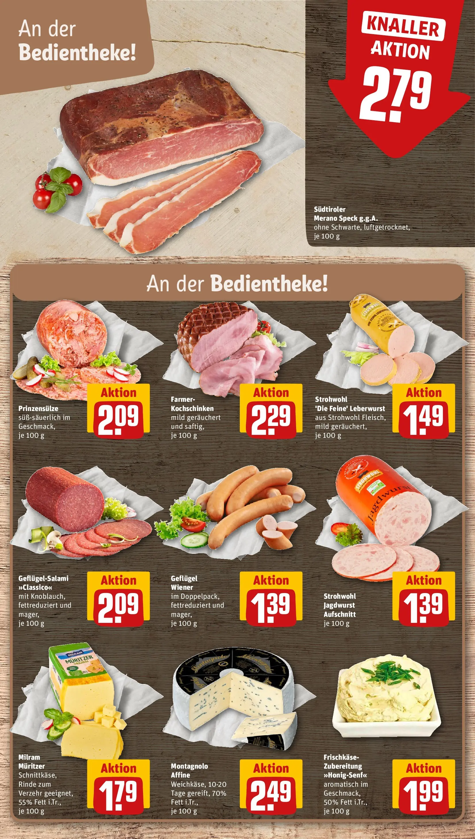 REWE Prospekt ab 21.06.2026 zum Blättern » Angebote | Seite: 11 | Produkte: Milram, Salami, Frischkase
