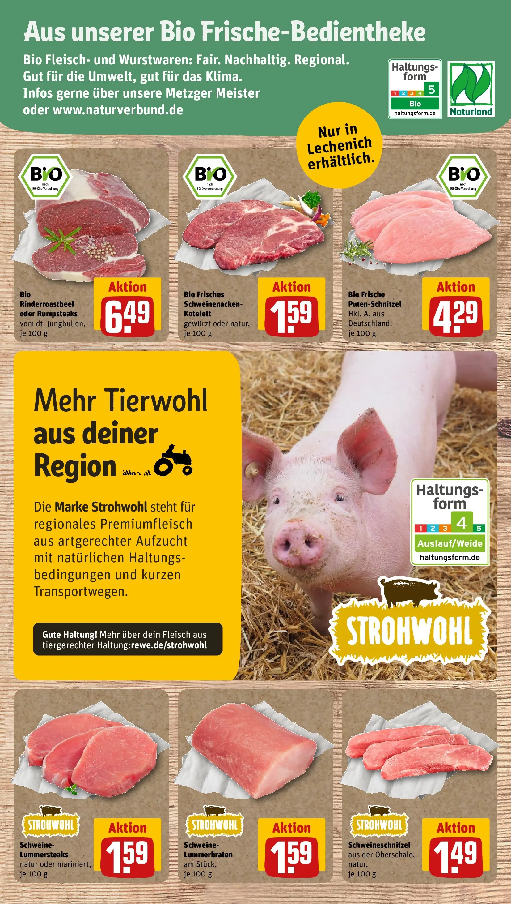 REWE Prospekt ab 21.06.2026 zum Blättern » Angebote | Seite: 27 | Produkte: Schweinenacken, Schnitzel, Putenschnitzel, Fleisch