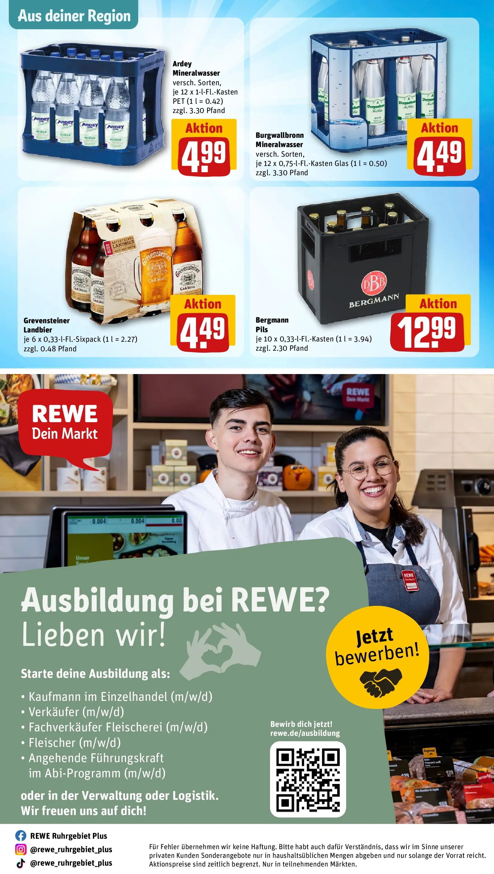 REWE Prospekt ab 21.06.2026 zum Blättern » Angebote | Seite: 29 | Produkte: Pils, Mineralwasser, Veltins