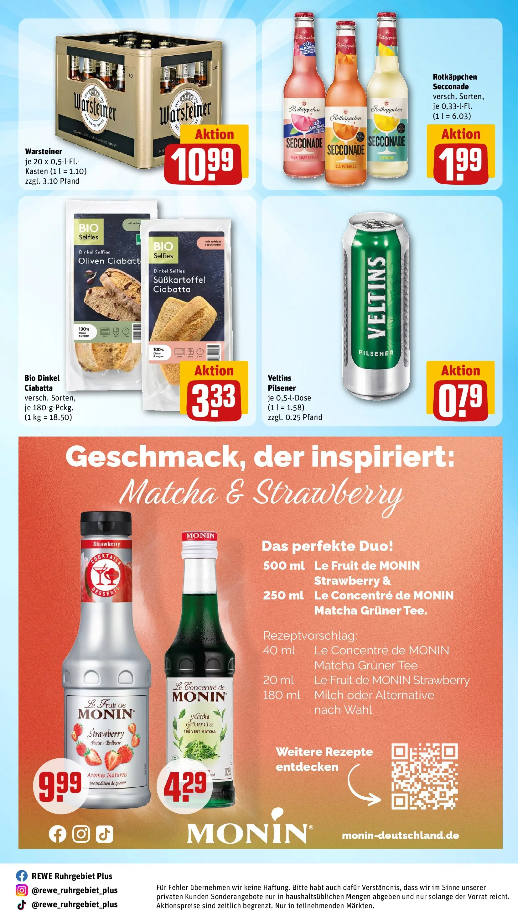 REWE Prospekt ab 21.06.2026 zum Blättern » Angebote | Seite: 28 | Produkte: Milch, Grapefruit, Zitrone, Rotkäppchen
