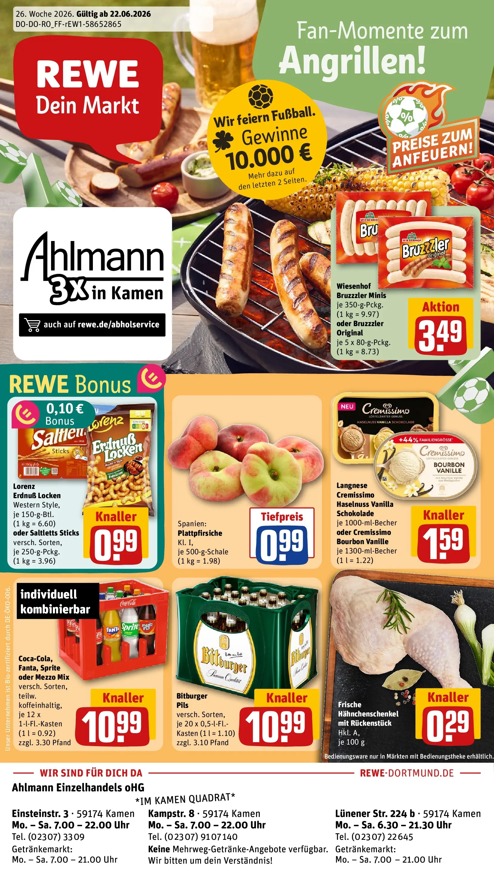 REWE Prospekt ab 21.06.2026 zum Blättern » Angebote | Seite: 1