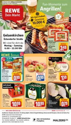 Rewe Prospekt Gelsenkirchen ab 21.06.2026 gültig