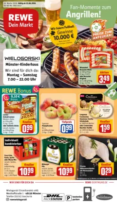 Rewe Prospekt Münster ab 21.06.2026 gültig Rewe Prospekt Münster ab 21.06.2026 gültig