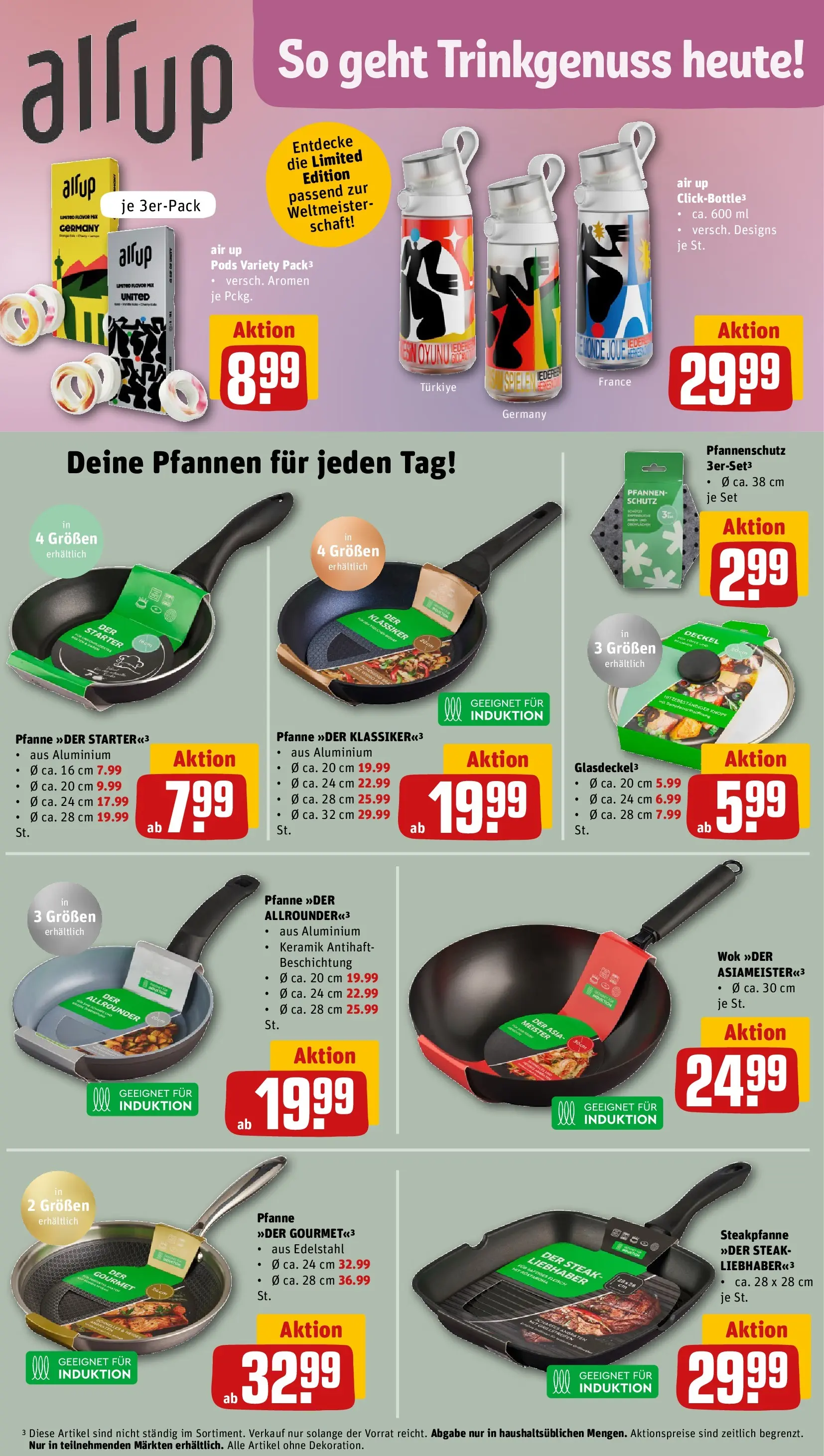 REWE Prospekt ab 21.06.2026 zum Blättern » Angebote | Seite: 37 | Produkte: Grill, Bad, Steak, Wok