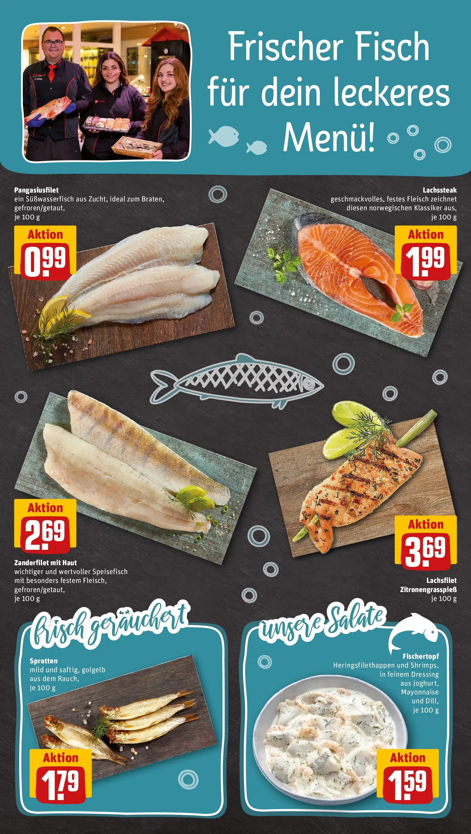 REWE Prospekt ab 21.06.2026 zum Blättern » Angebote | Seite: 29 | Produkte: Fisch, Mayonnaise, Steak, Fleisch