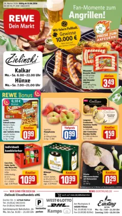 Rewe Prospekt Kalkar ab 21.06.2026 gültig Rewe Prospekt Kalkar ab 21.06.2026 gültig