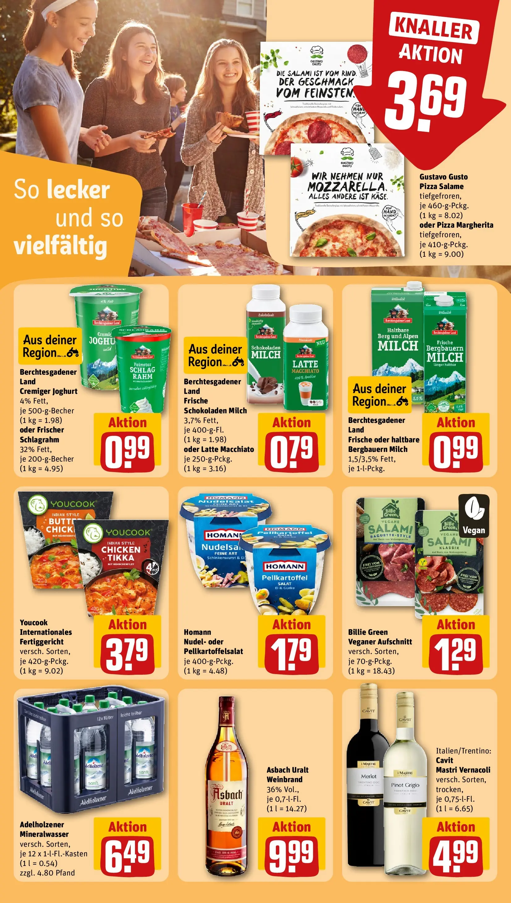 REWE Prospekt ab 22.06.2026 zum Blättern » Angebote | Seite: 15 | Produkte: Joghurt, Merlot, Mineralwasser, Asbach