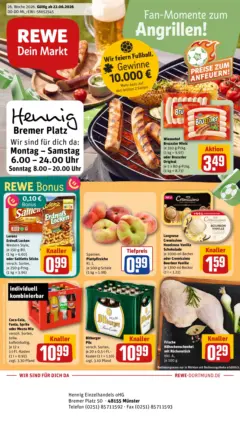Rewe Prospekt Münster ab 21.06.2026 gültig Rewe Prospekt Münster ab 21.06.2026 gültig
