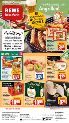 Rewe Prospekt Duisburg / Duissern ab 21.06.2026 gültig Rewe Prospekt Duisburg / Duissern ab 21.06.2026 gültig