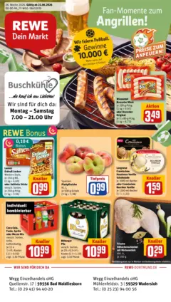 Rewe Prospekt Lippstadt / Bad Waldliesborn ab 21.06.2026 gültig Rewe Prospekt Lippstadt / Bad Waldliesborn ab 21.06.2026 gültig