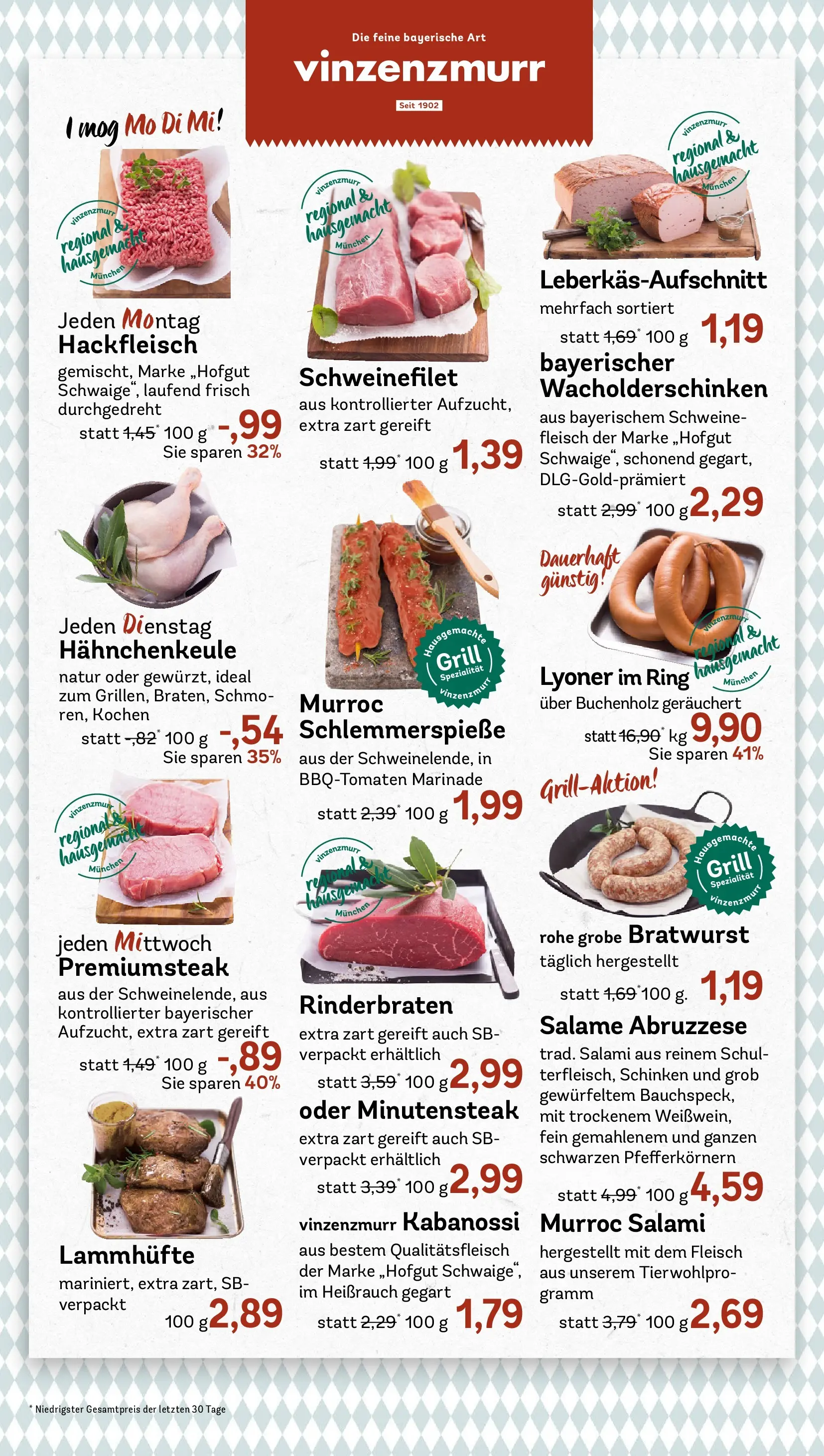 REWE Prospekt ab 21.06.2026 zum Blättern » Angebote | Seite: 10 | Produkte: Grill, Salami, Steak, Fleisch