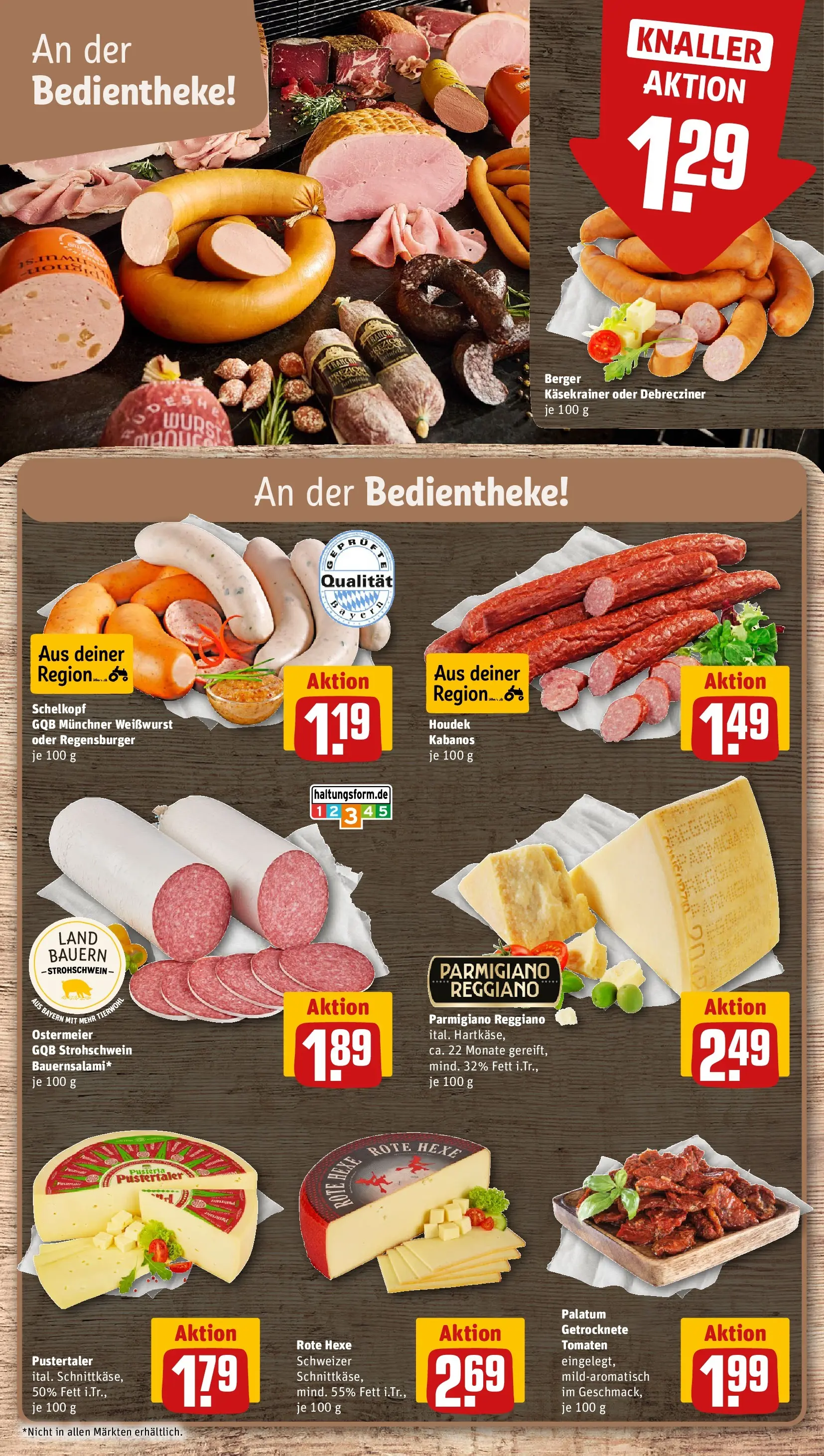 REWE Prospekt ab 22.06.2026 zum Blättern » Angebote | Seite: 12 | Produkte: Käsekrainer, Weißwurst, Wurst, Salami