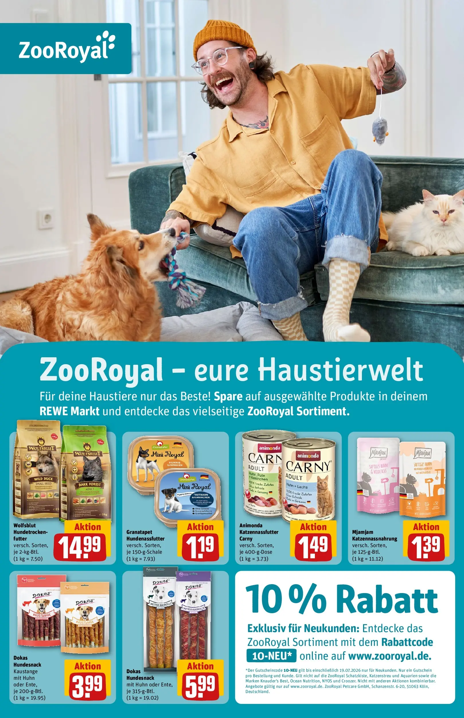 REWE Prospekt ab 21.06.2026 zum Blättern » Angebote | Seite: 14 | Produkte: Garnelen, Lachs, Getreide, Ente