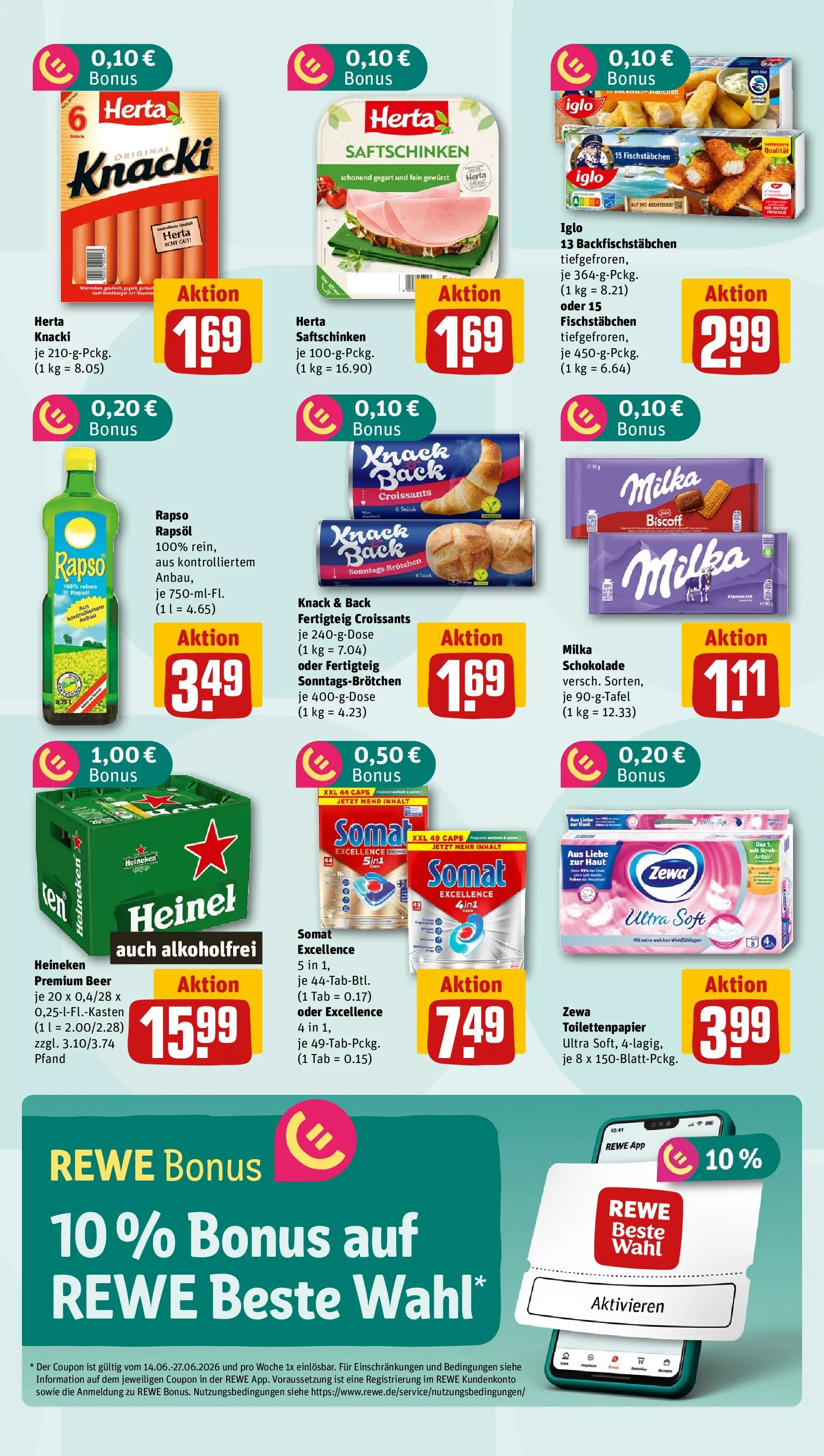 REWE Prospekt ab 21.06.2026 zum Blättern » Angebote | Seite: 5