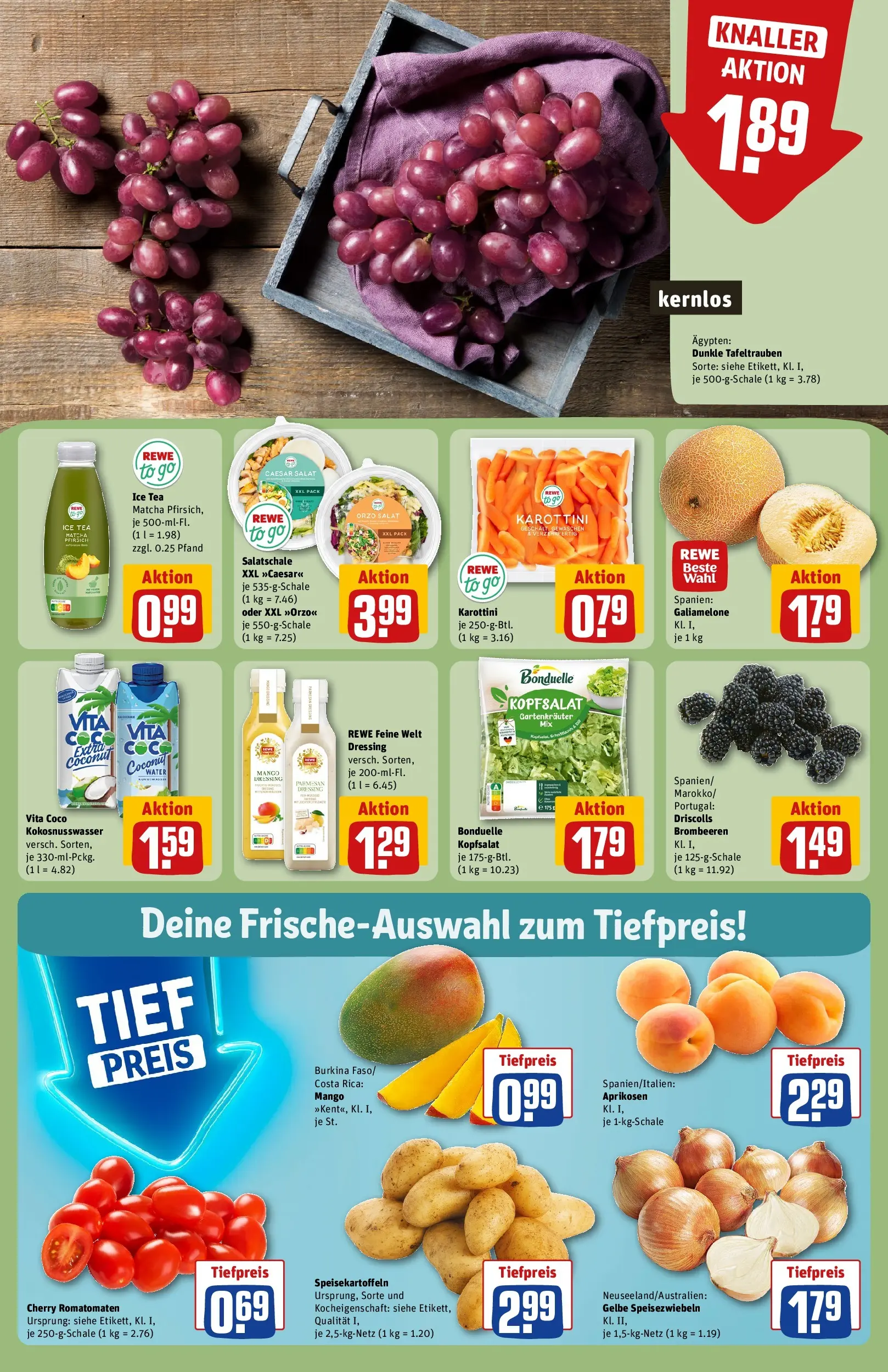REWE Prospekt ab 21.06.2026 zum Blättern » Angebote | Seite: 8