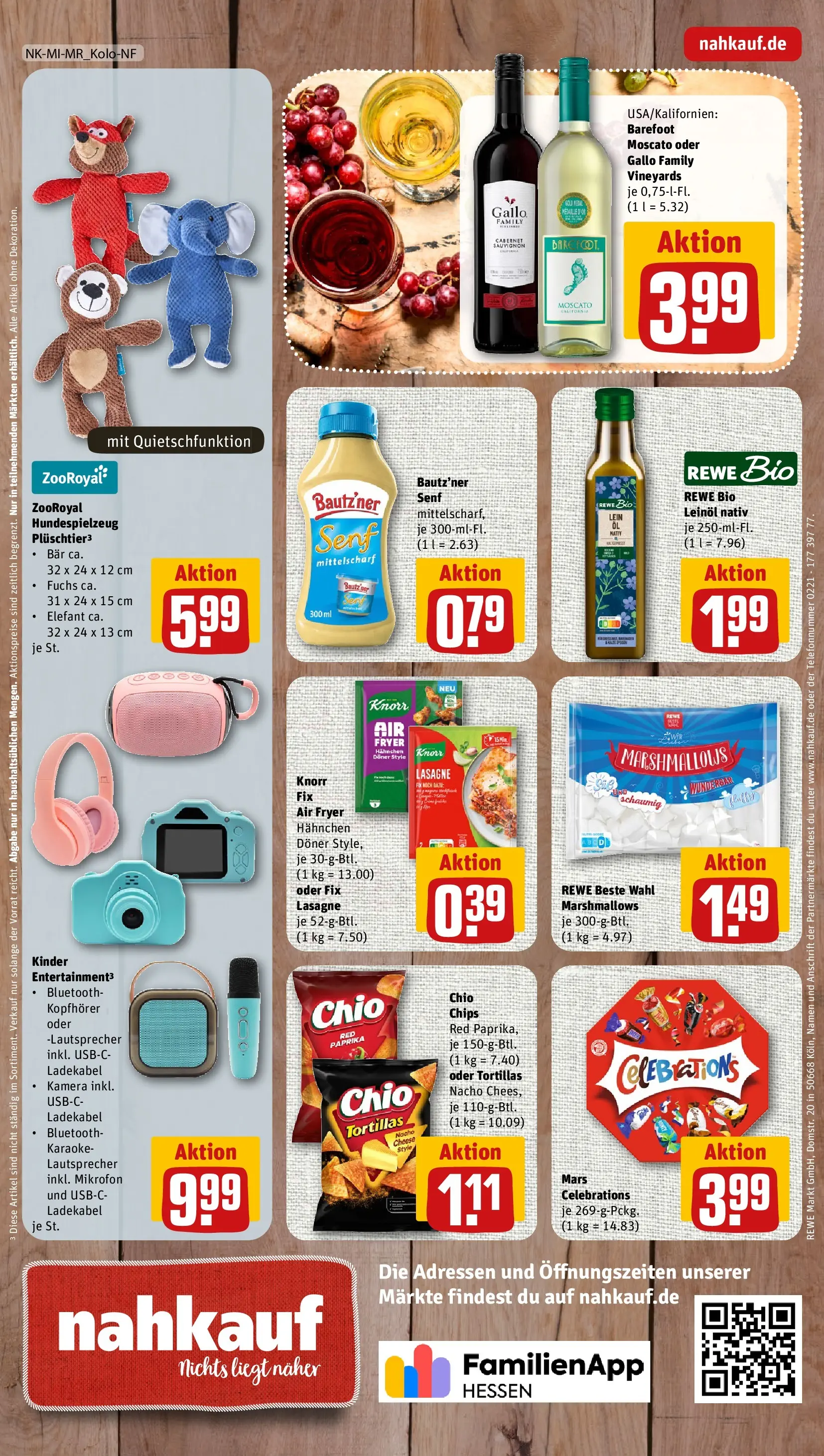 REWE Prospekt ab 21.06.2026 zum Blättern » Angebote | Seite: 8 | Produkte: Kamera, Leinöl, Celebrations, Chips