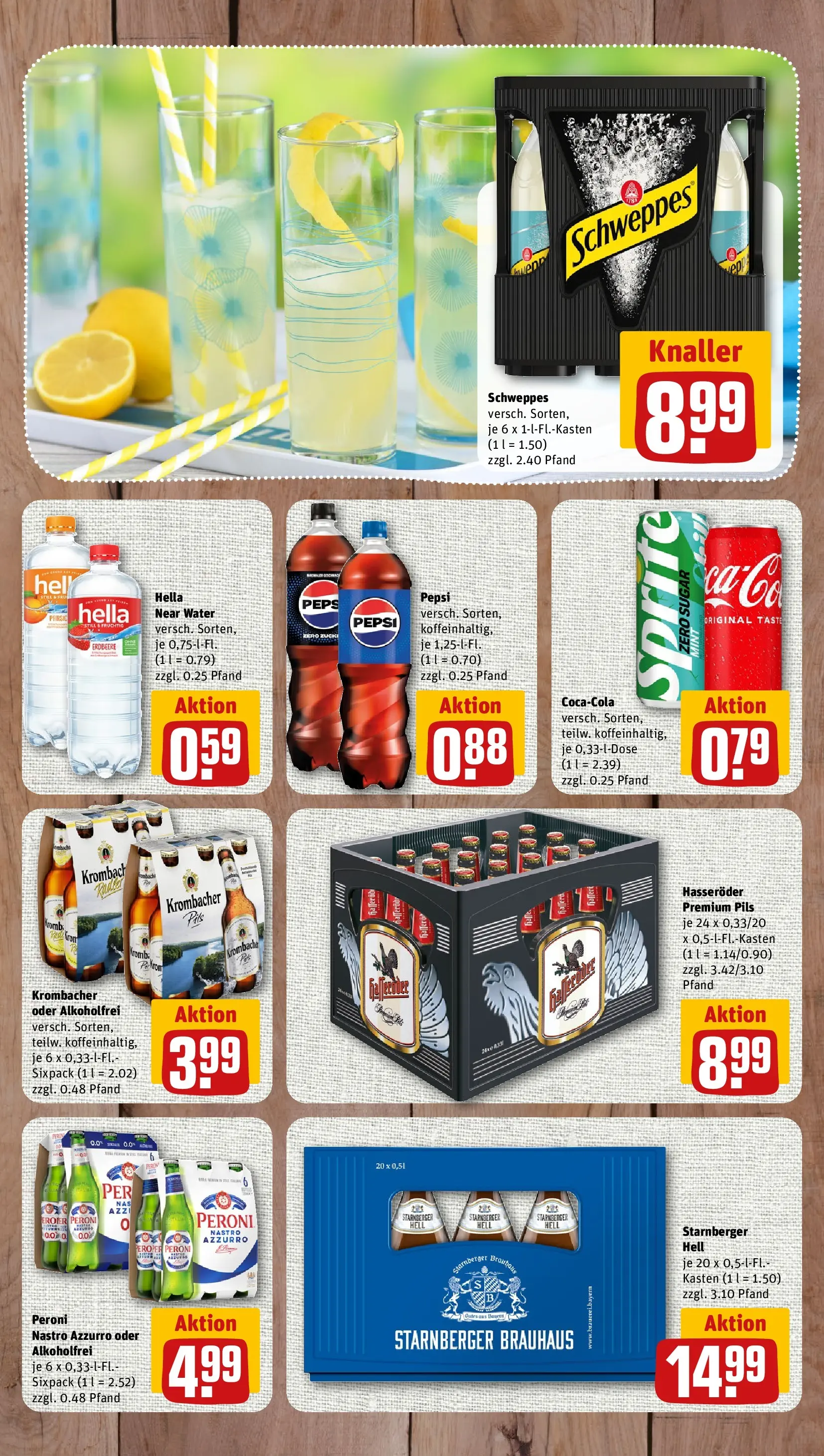 REWE Prospekt ab 21.06.2026 zum Blättern » Angebote | Seite: 11 | Produkte: Cola, Hella, Krombacher, Hasseröder