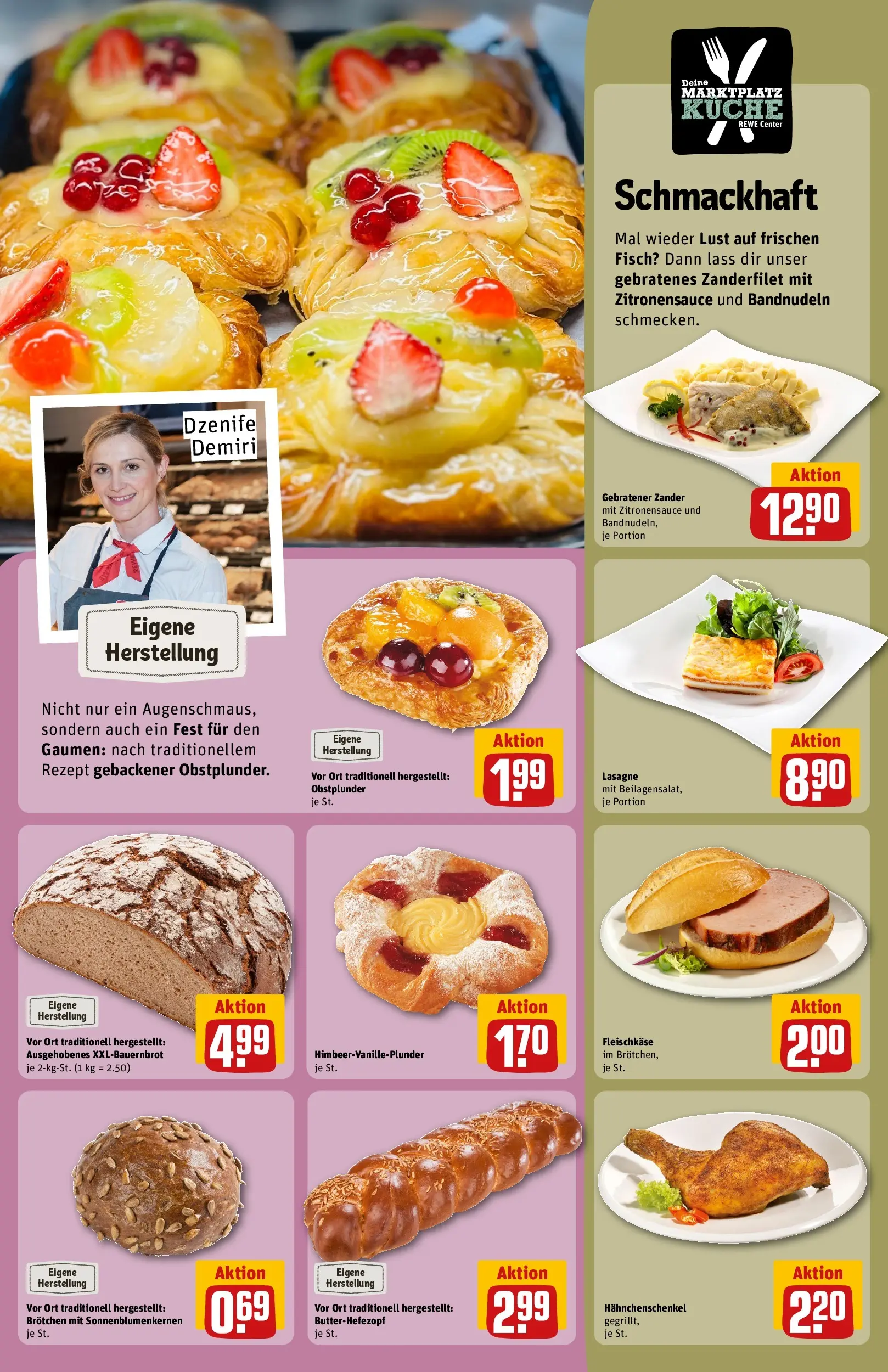 REWE Prospekt ab 21.06.2026 zum Blättern » Angebote | Seite: 15 | Produkte: Hahnchenschenkel, Küche, Fisch