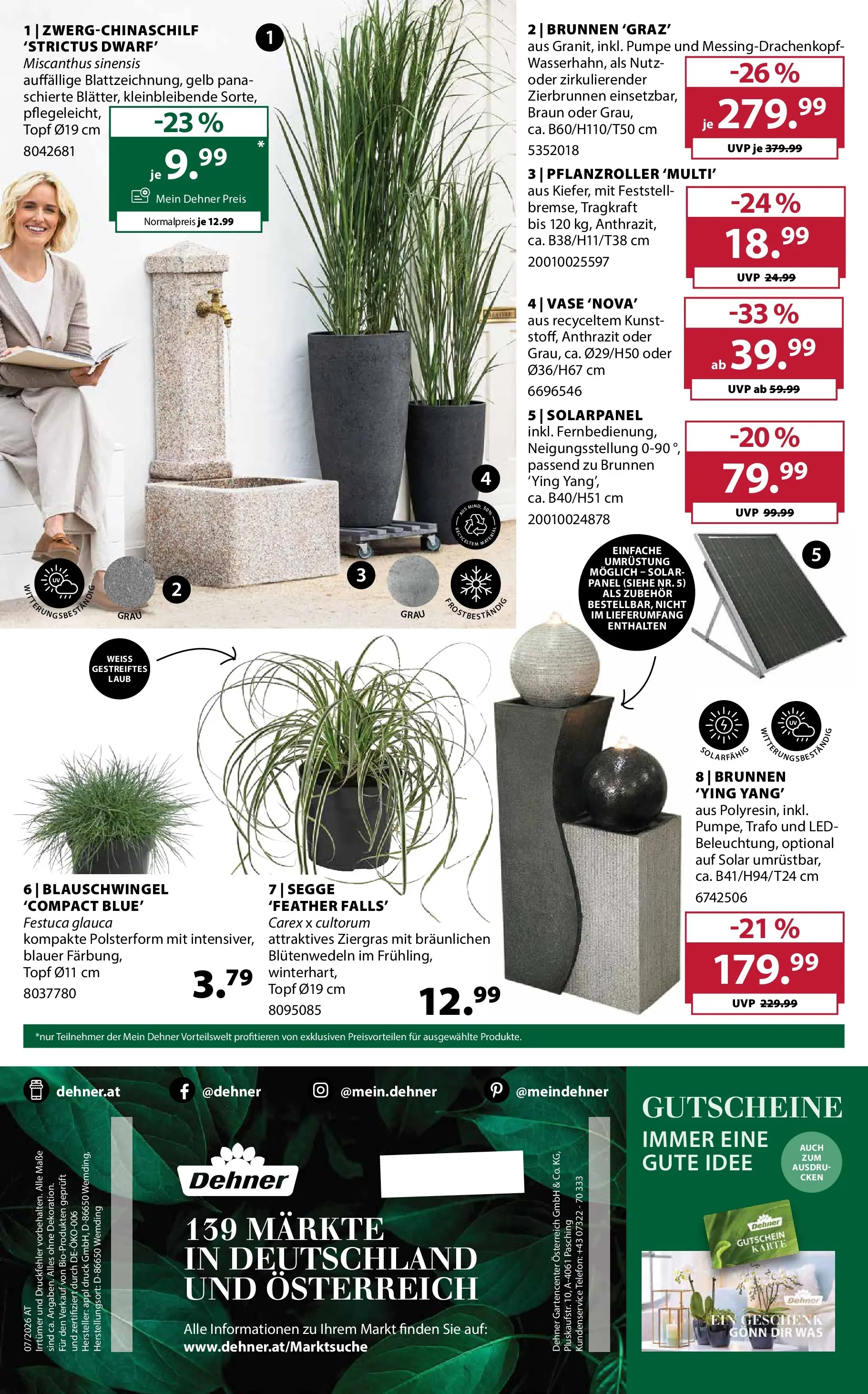 Dehner - Dehner: Garten & Zoo von 23.06.2026 - Aktuelle Angebote | Seite: 16 | Produkte: Vase