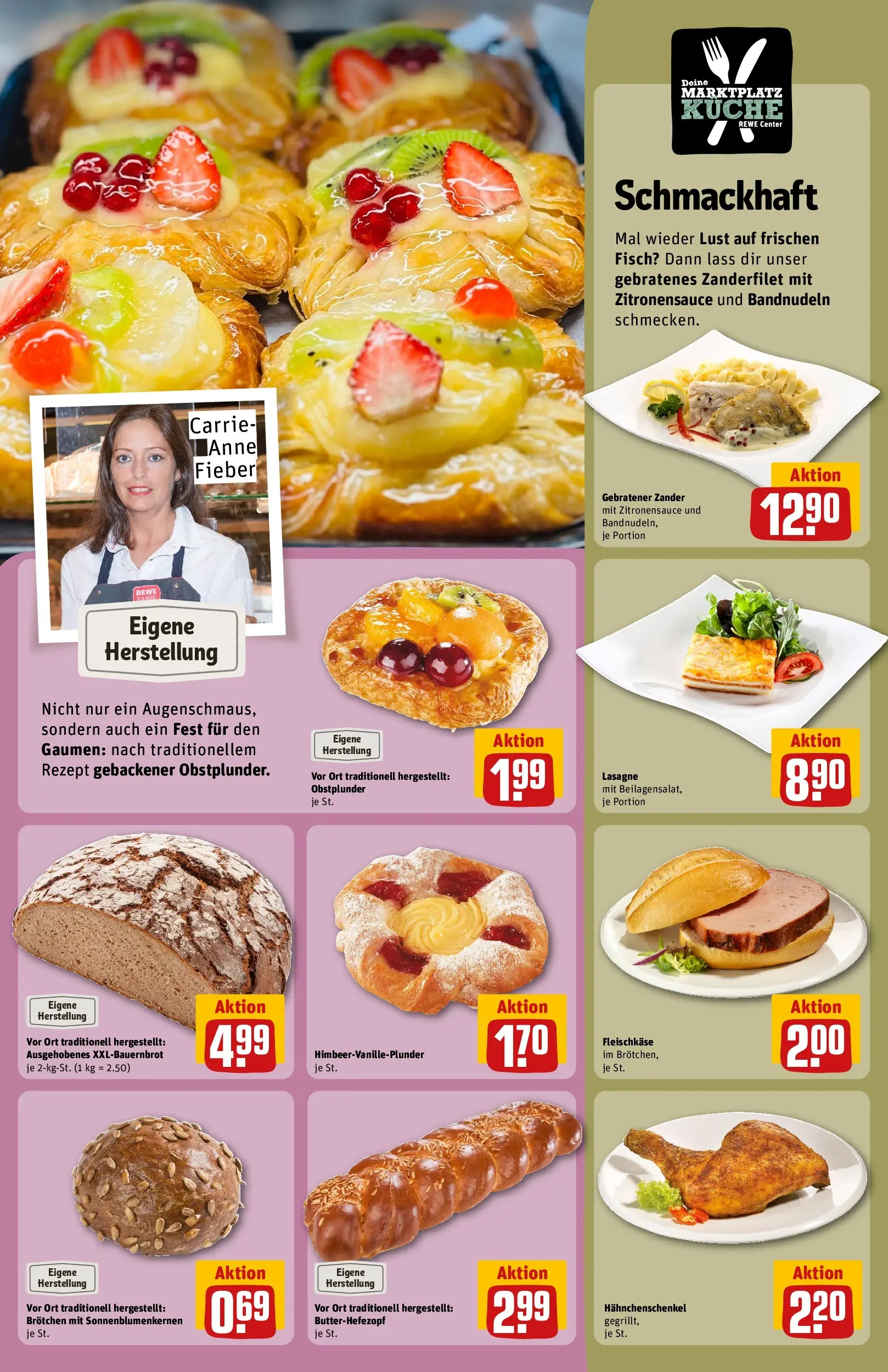 REWE Prospekt ab 21.06.2026 zum Blättern » Angebote | Seite: 15 | Produkte: Hahnchenschenkel, Küche, Fisch