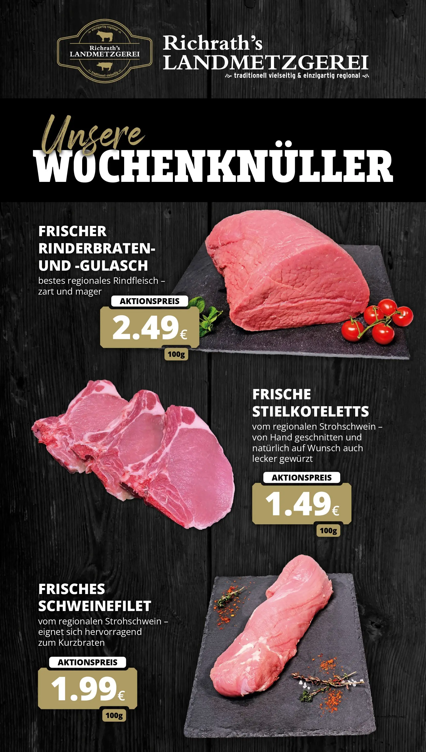 REWE Prospekt ab 21.06.2026 zum Blättern » Angebote | Seite: 11 | Produkte: Rinderbraten, Schweinefilet, Gulasch, Rindfleisch